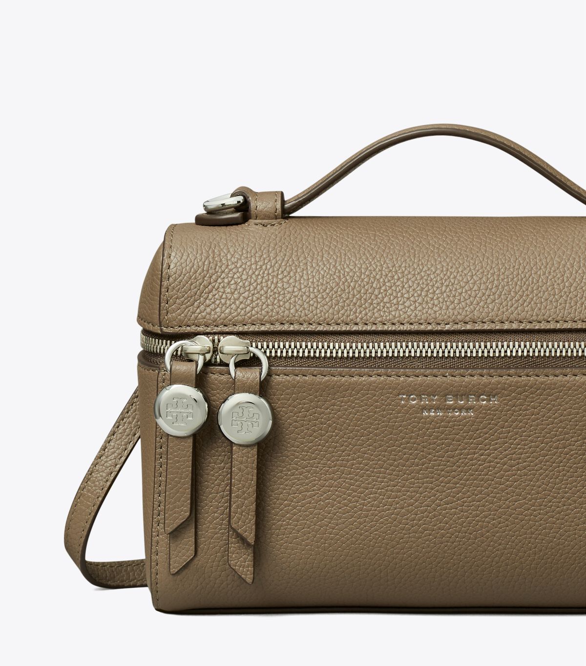 tory burch romy slim top handle bag