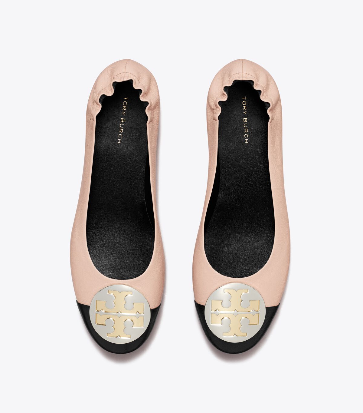 tory burch claire cap toe ballet