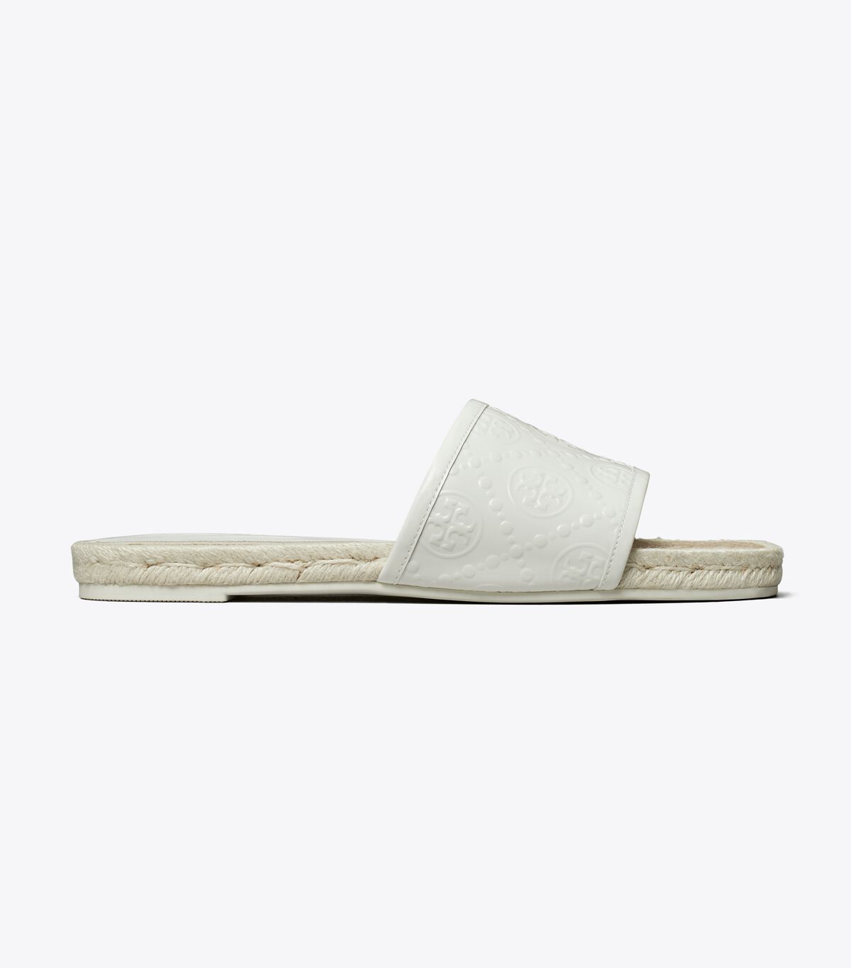 tory burch t monogram espadrille slide