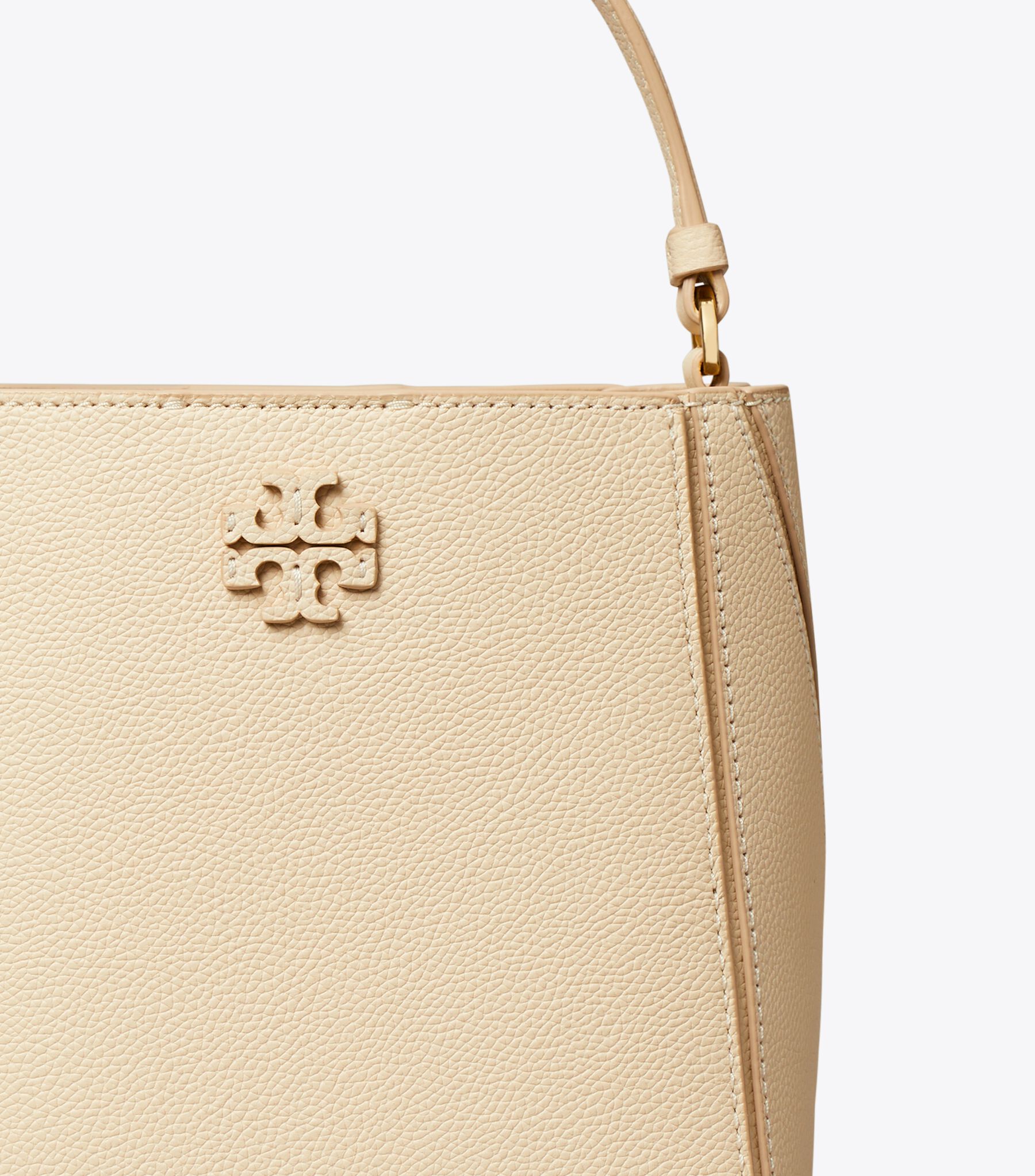 Small McGraw Bucket Bag, Brie | Tory Burch KW