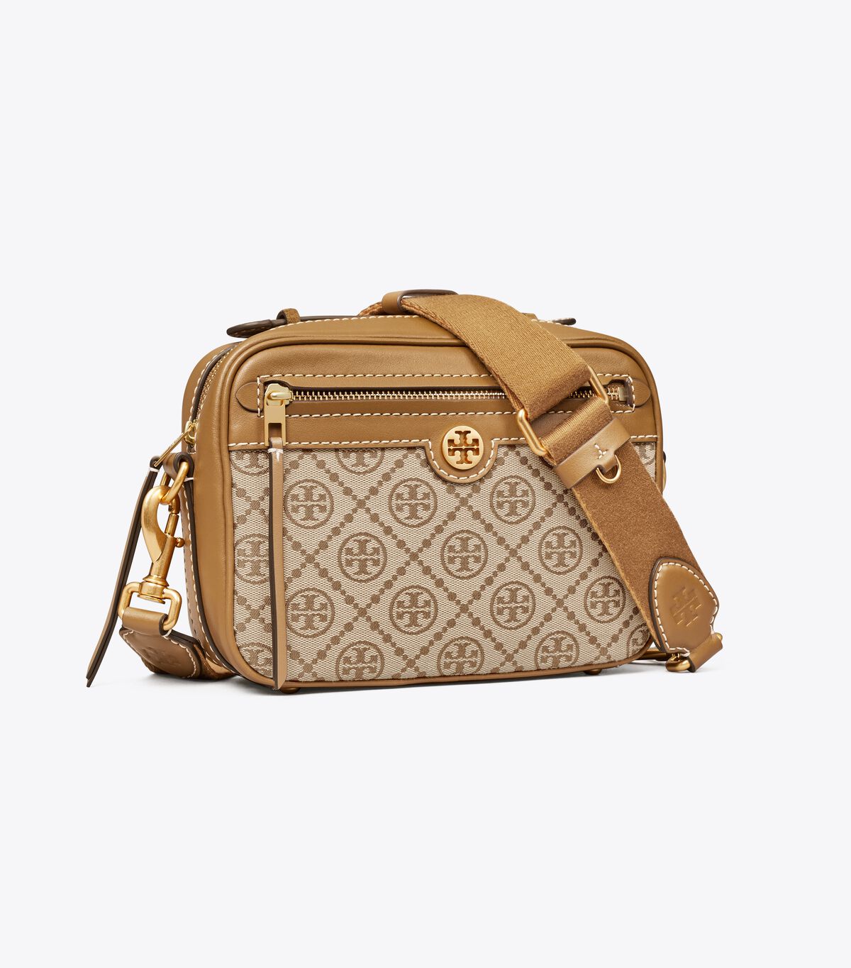 tory burch t monogram jacquard camera bag