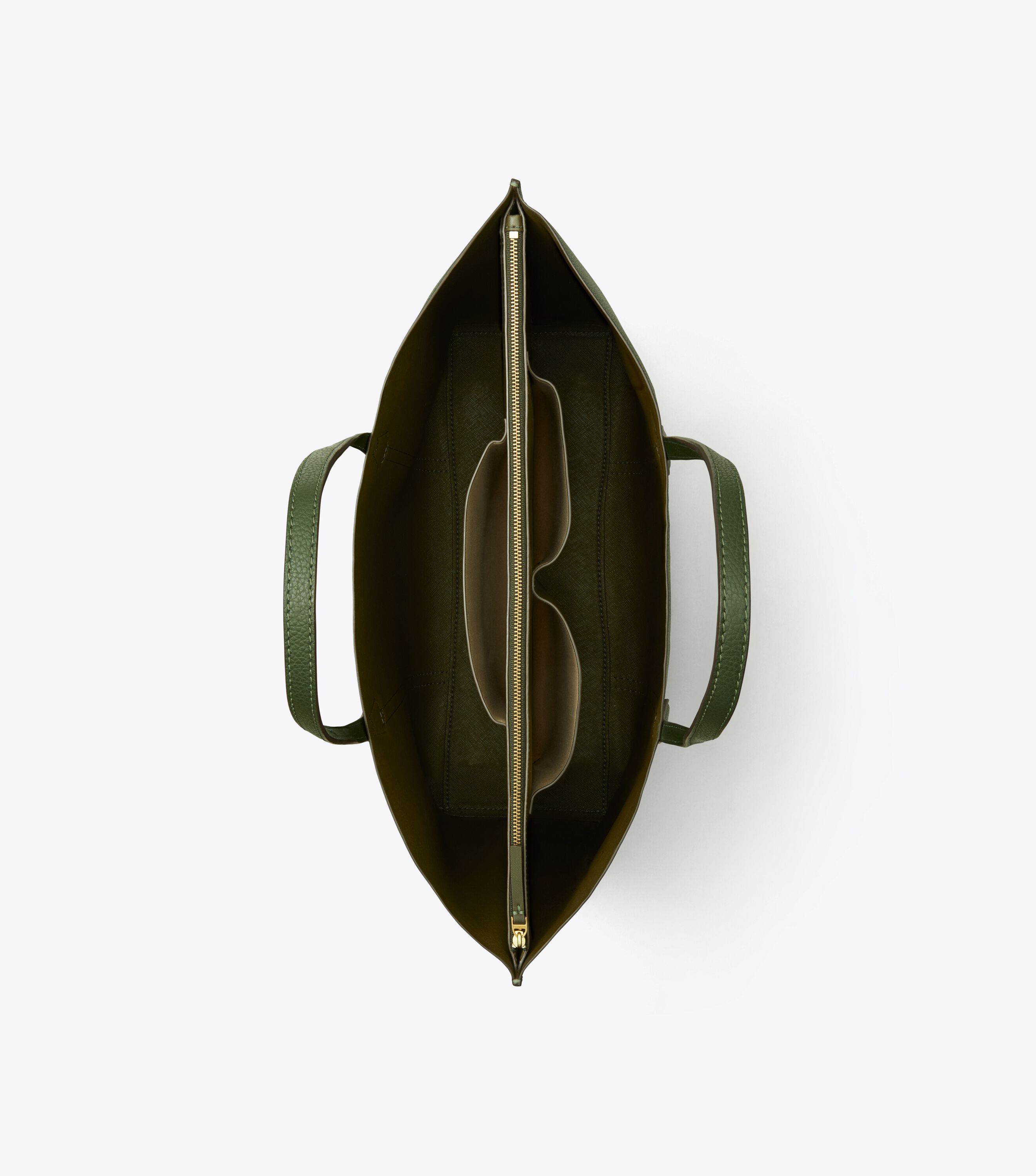 Perry Triple-Compartment Tote, Basil | Tory Burch KW