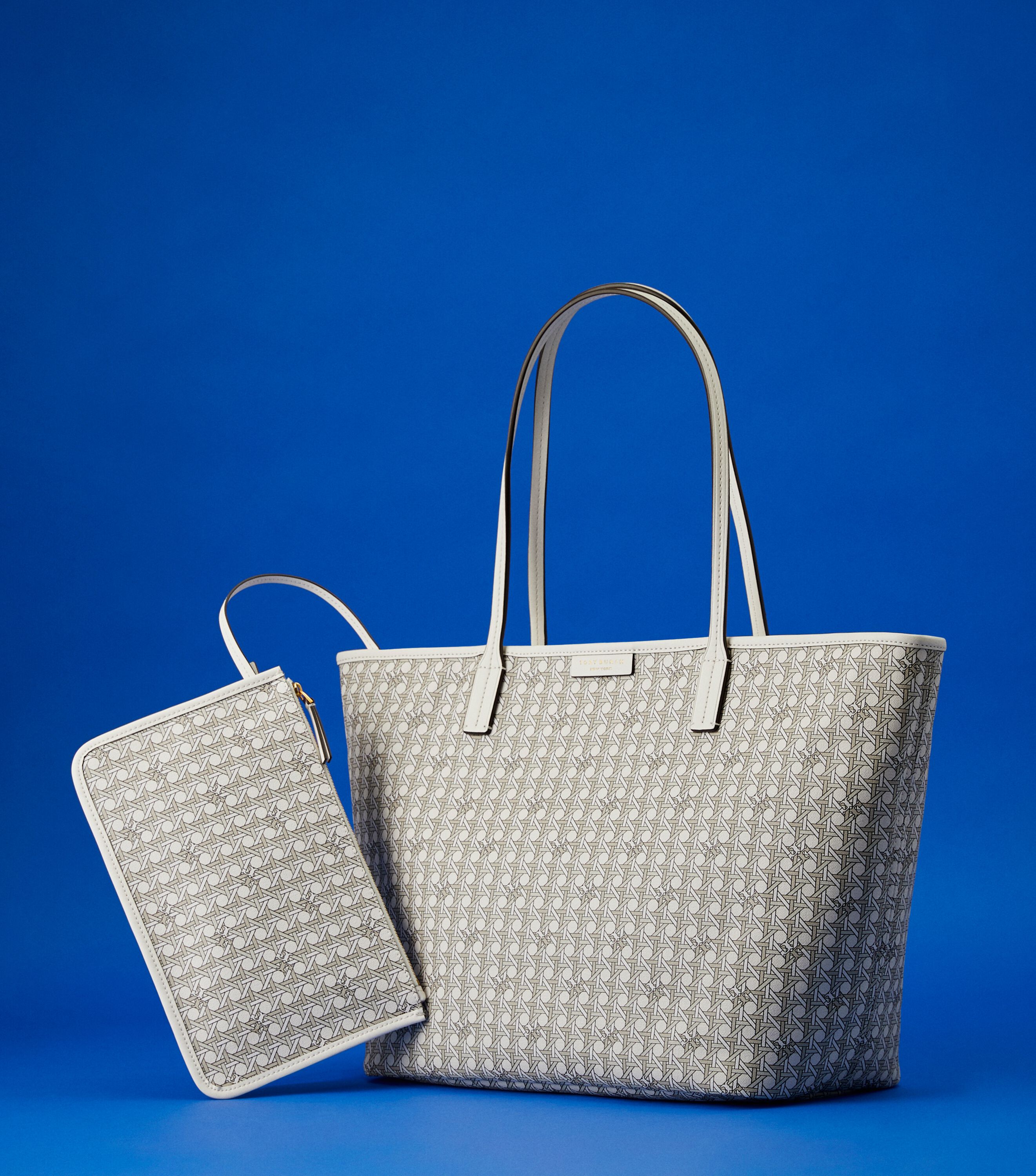 Ever-Ready Zip Tote, Mediterranean Blue | Tory Burch KW