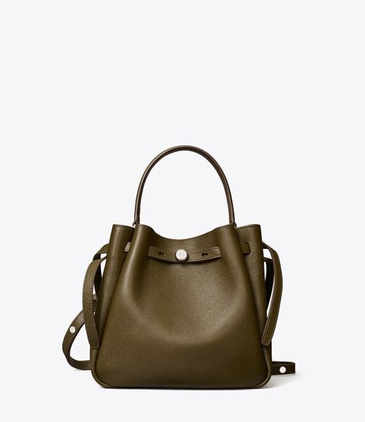 tory burch حقيبة دلو رومي