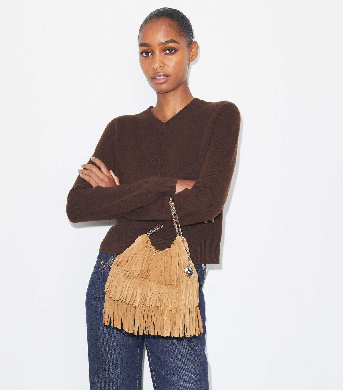 حقيبة هوبو ميني فليمنج بشراشيب tory burch حقيبة هوبو ميني فليمنج بشراشيب