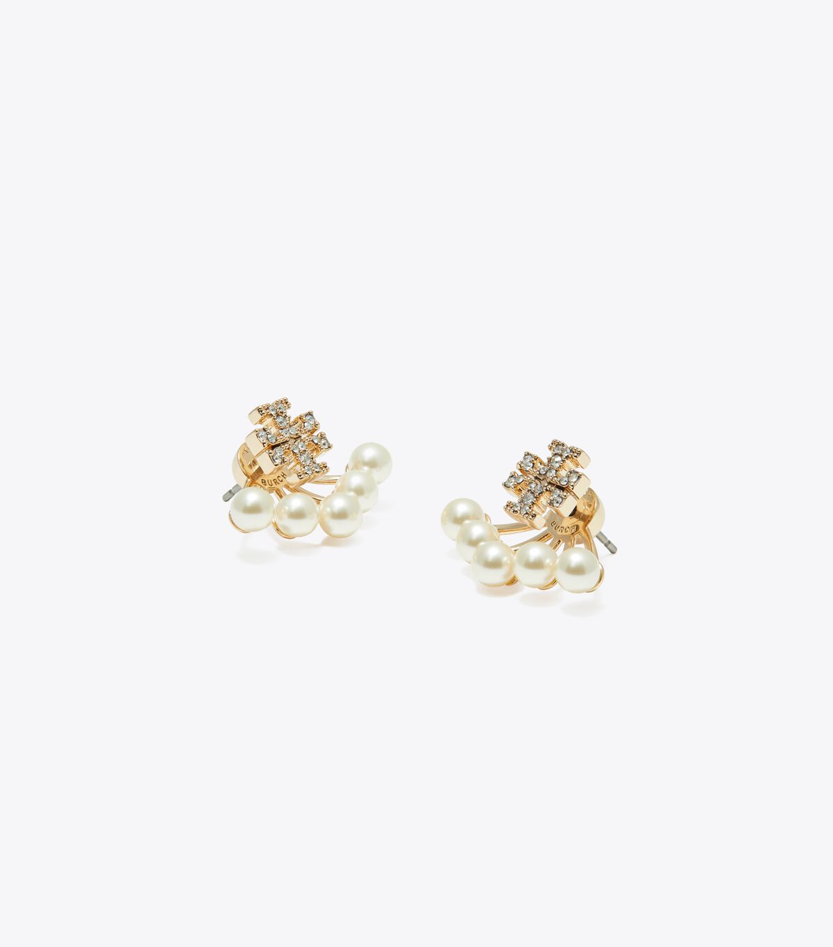 tory burch kira pearl front back earring