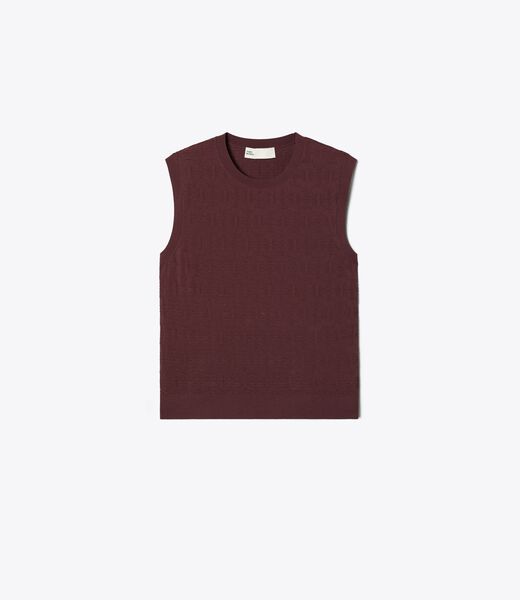 T Monogram Jacquard Tank tory burch t monogram jacquard tank