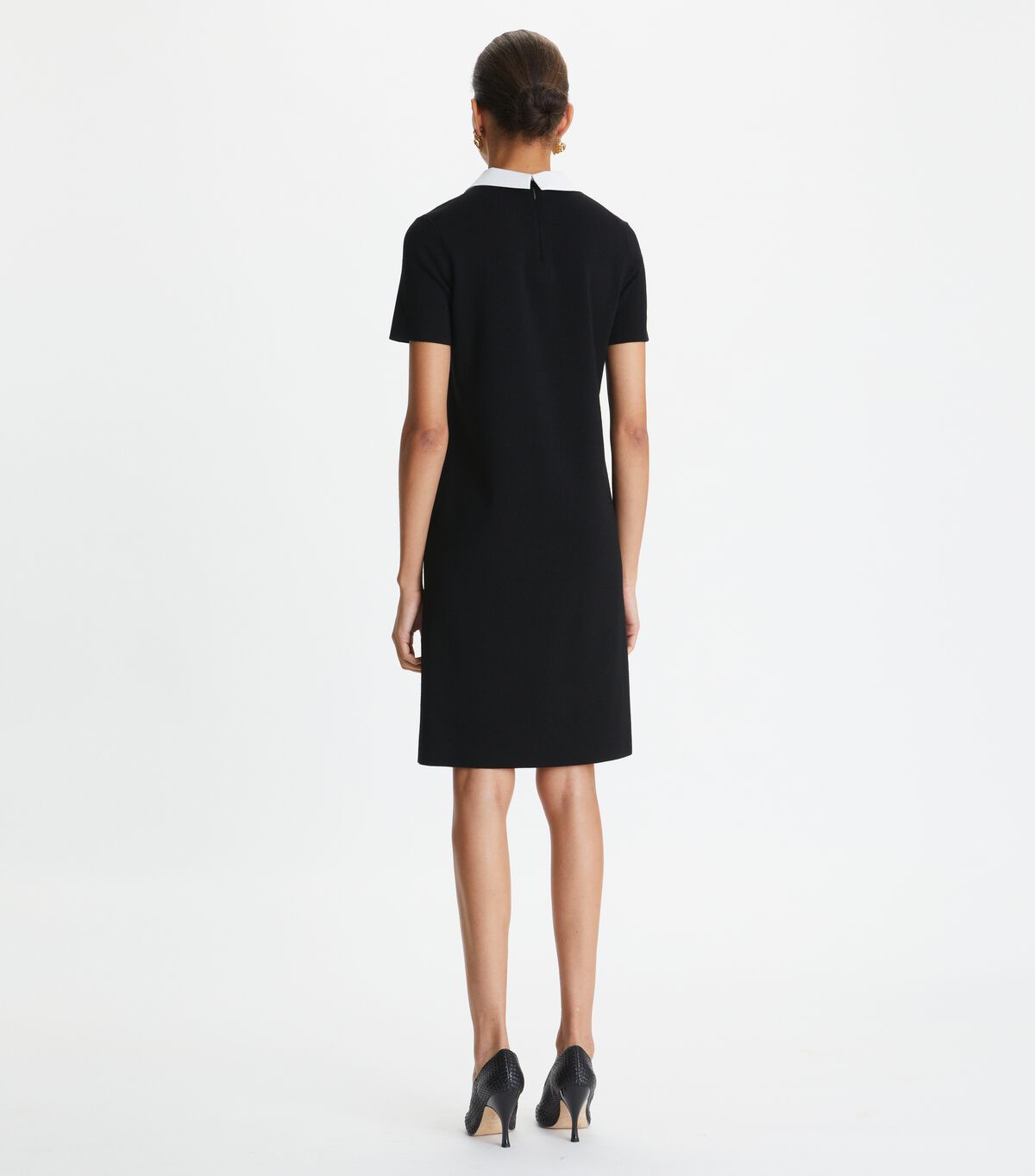 tory burch poplin collar sweater dress