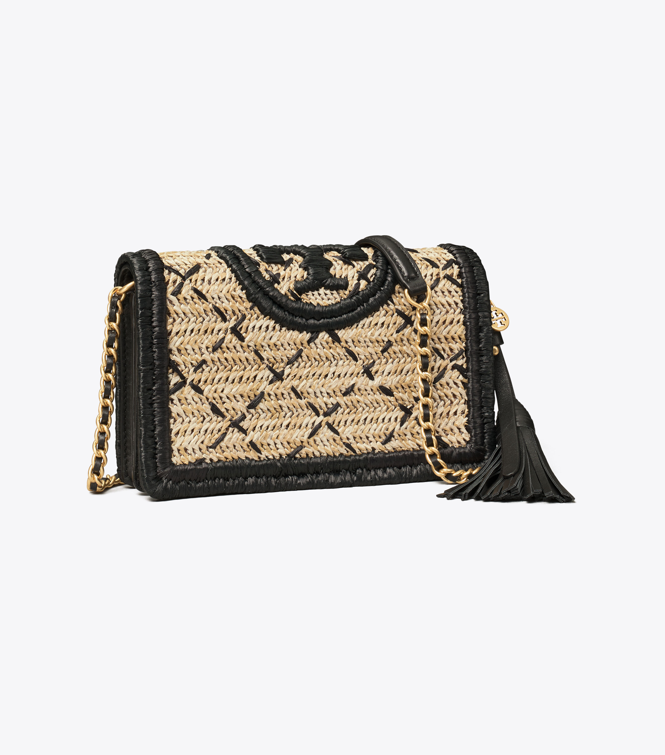 Fleming soft straw wallet crossbody clearance