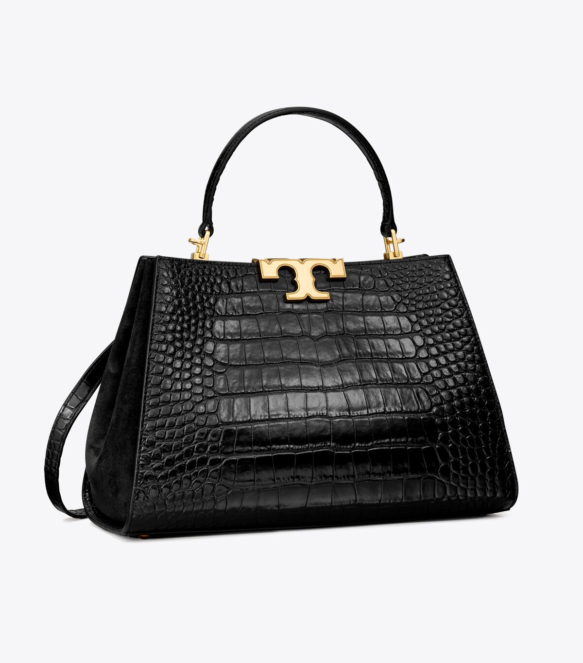 Eleanor Croc-Embossed Satchel