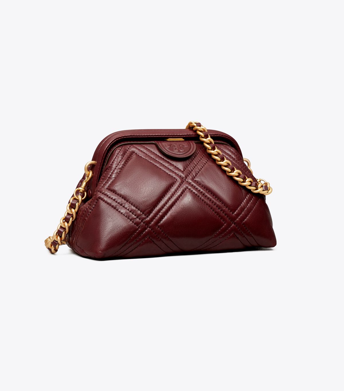 tory burch fleming soft small glazed frame crossbody