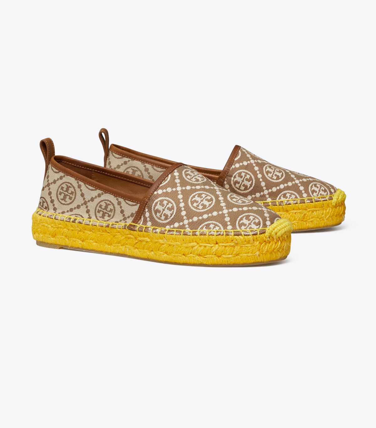 T Monogram Platform Espadrille