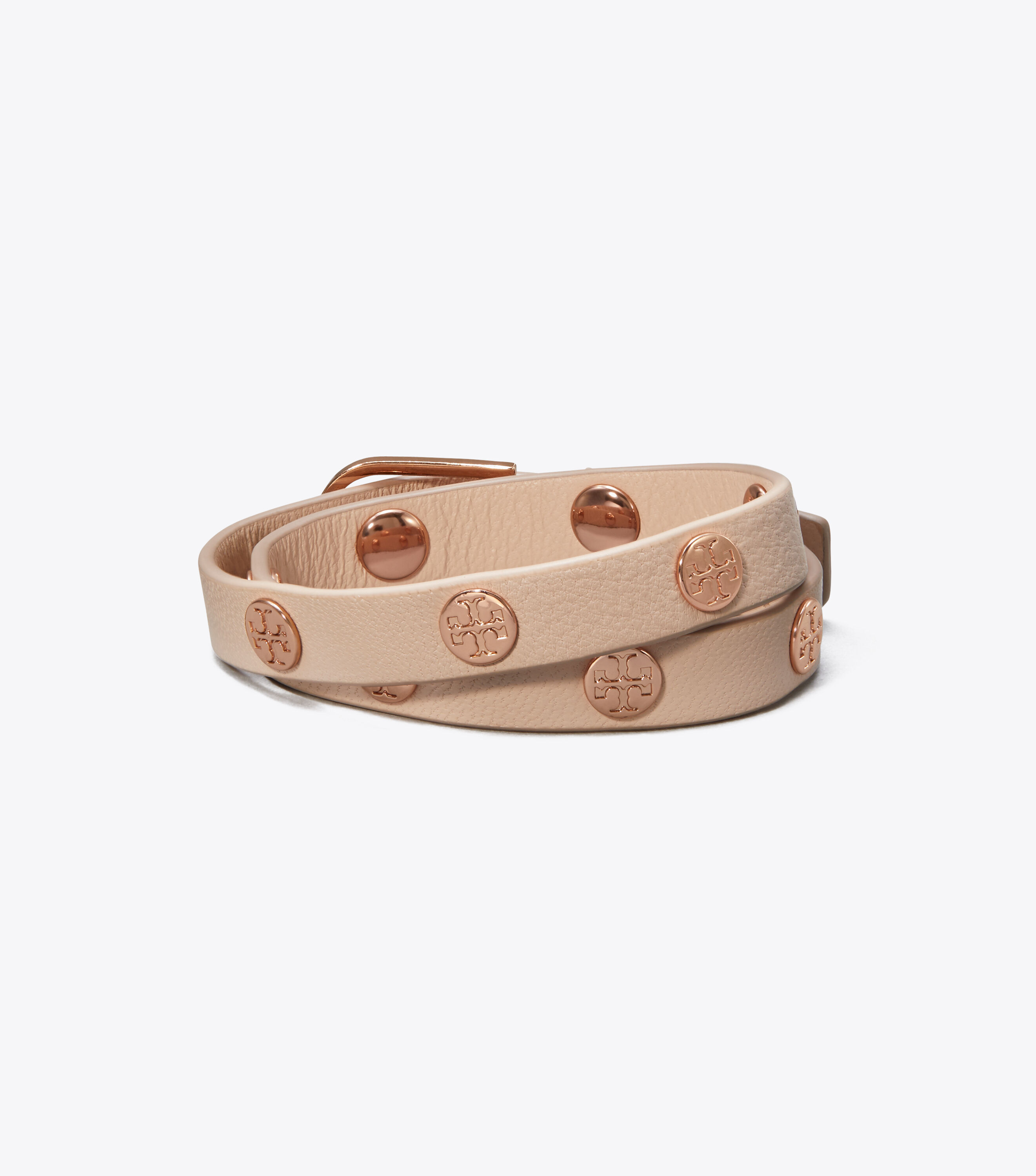 Double Wrap Logo Stud Bracelet Accessories Tory Burch