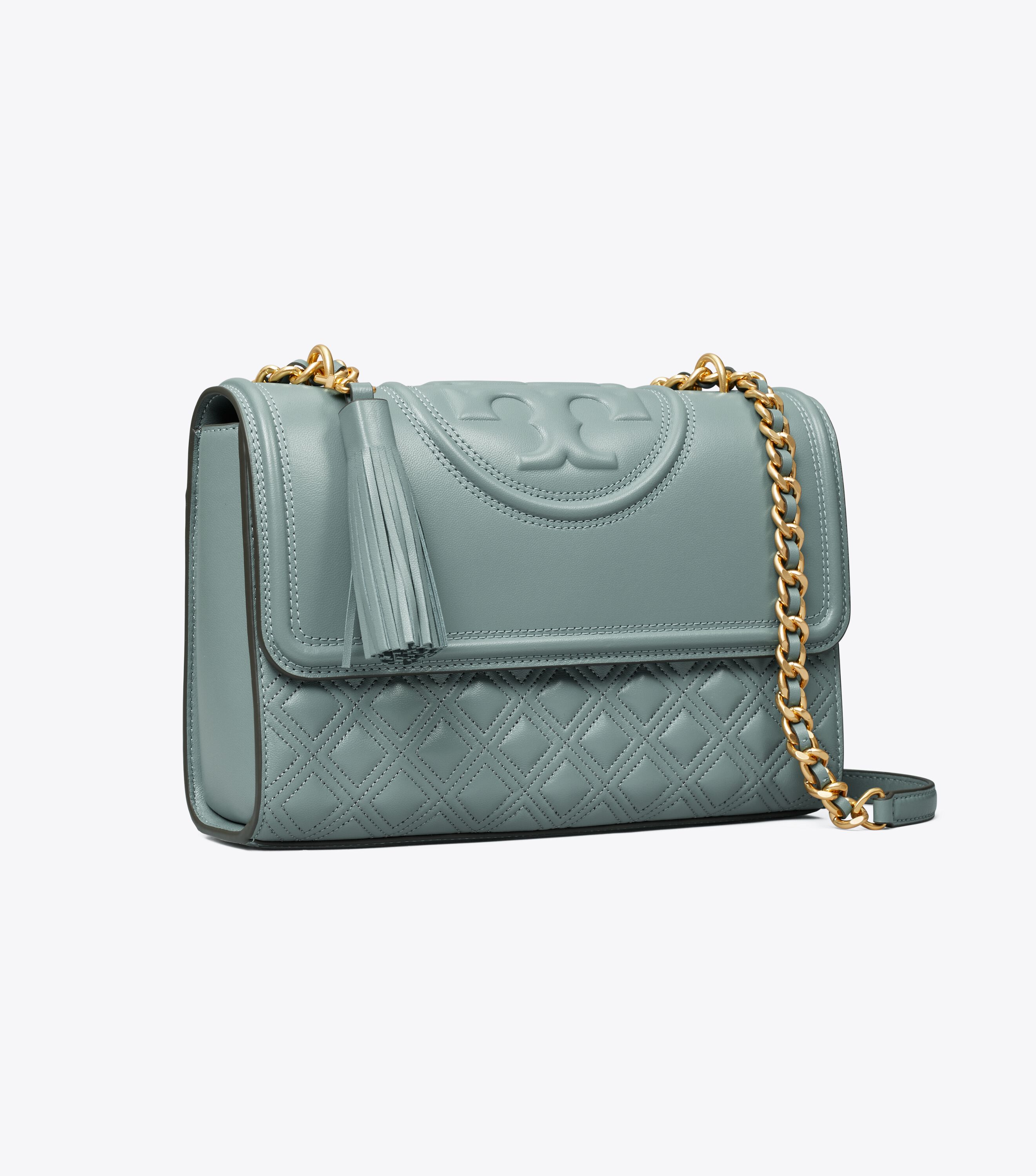 Fleming Convertible Shoulder Bag, Arctic | Tory Burch KW