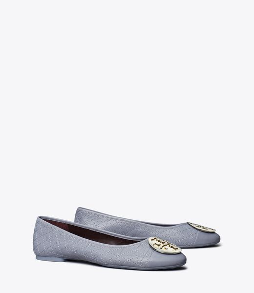 tory burch claire cap toe quilted ballet