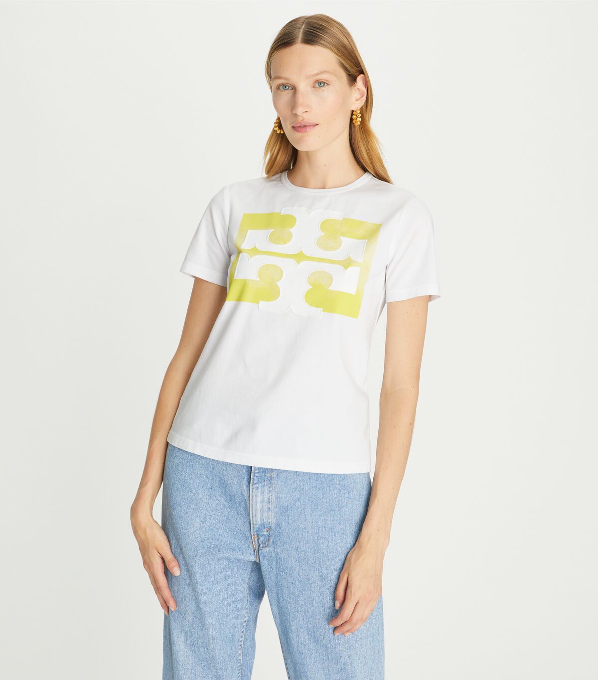 Ombre Logo T-Shirt tory burch ombre logo t shirt
