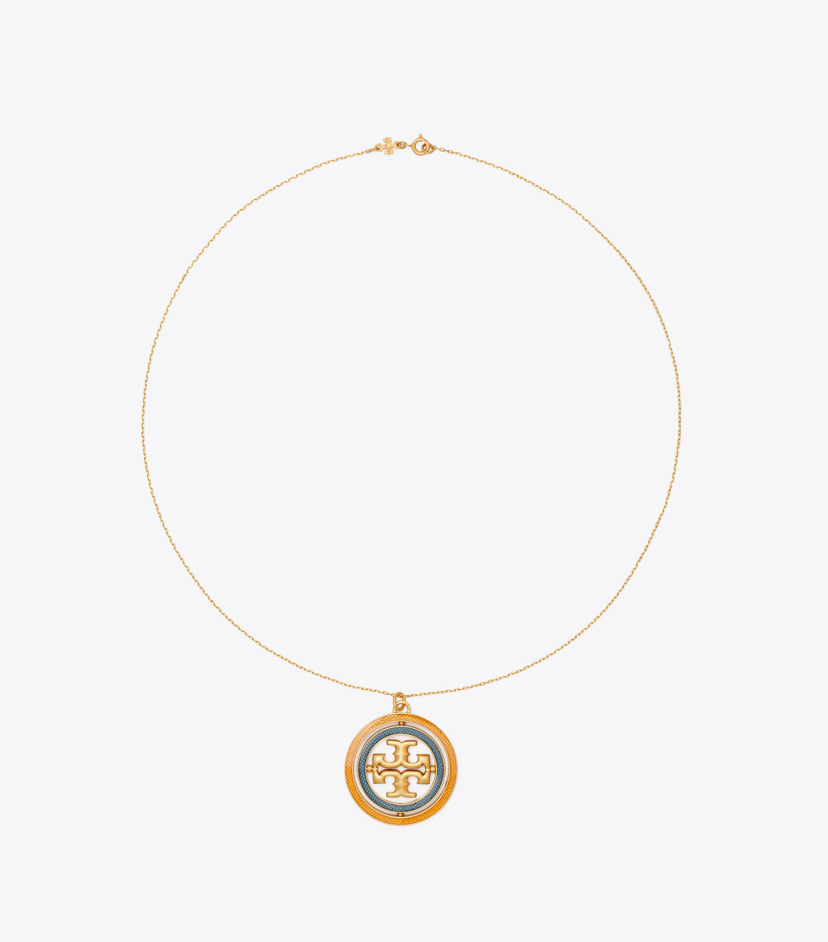 Miller Guilloche Pendant Necklace