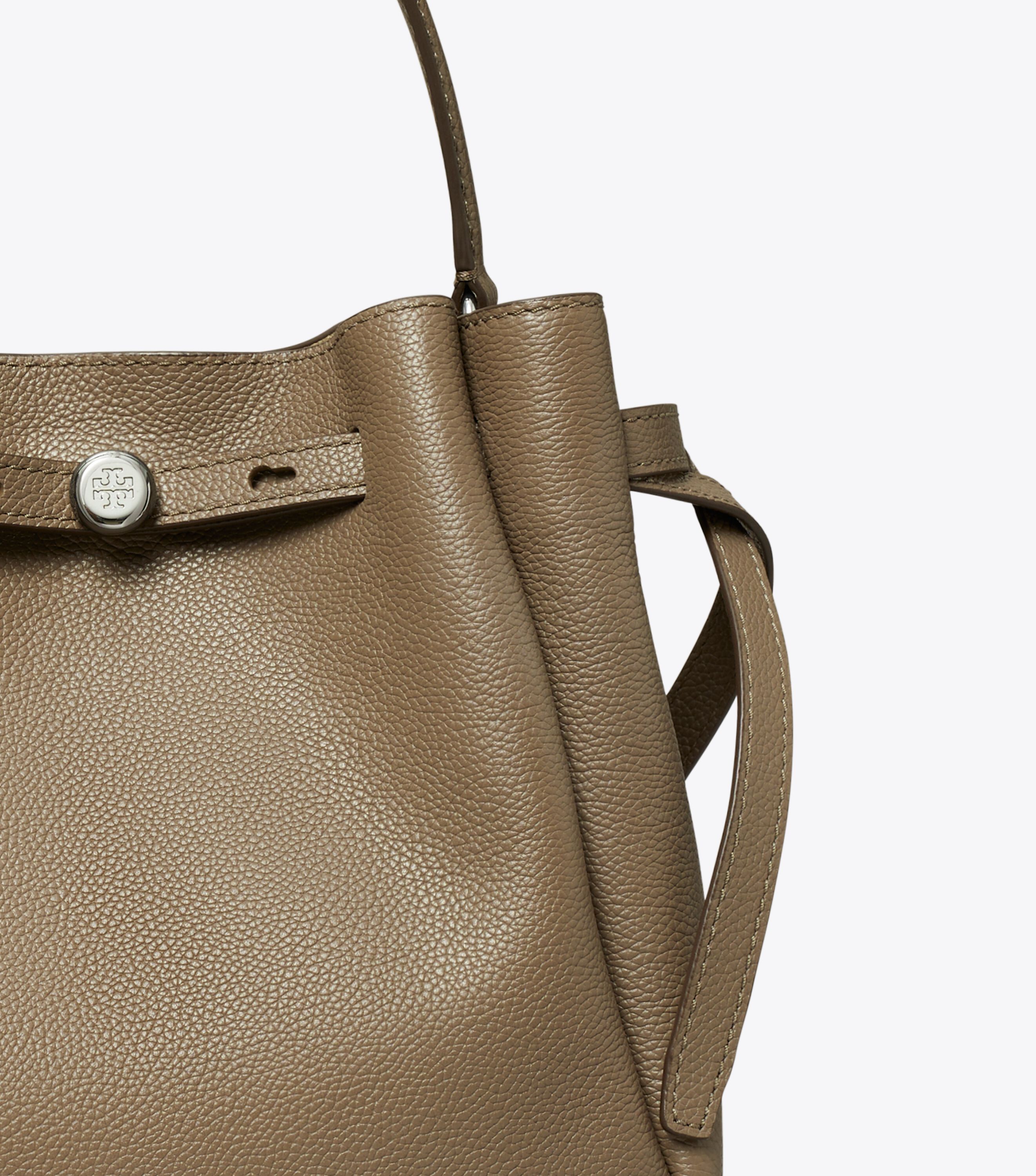 【Tory Burch】ロミー バケットバッグ Wild Mushroom Tory Burch Romy Hobo Bag Wild Mushroom in Leather - US