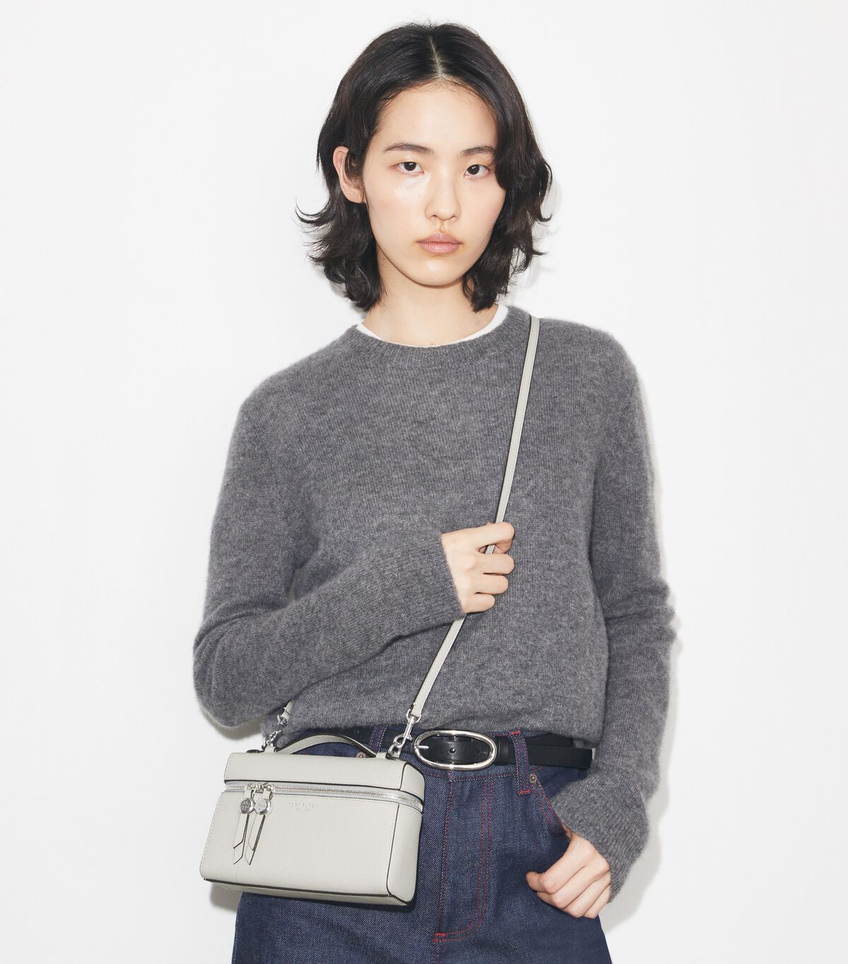 tory burch slim romy top handle bag