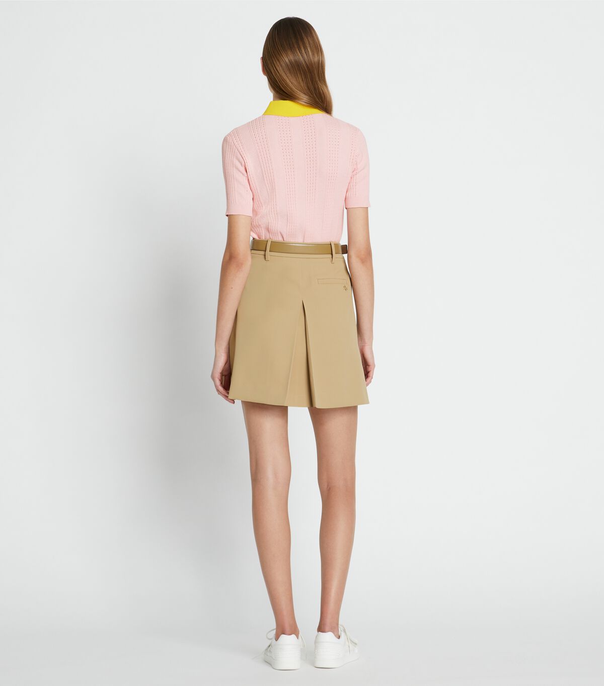 tory burch pleated front nylon golf skirt