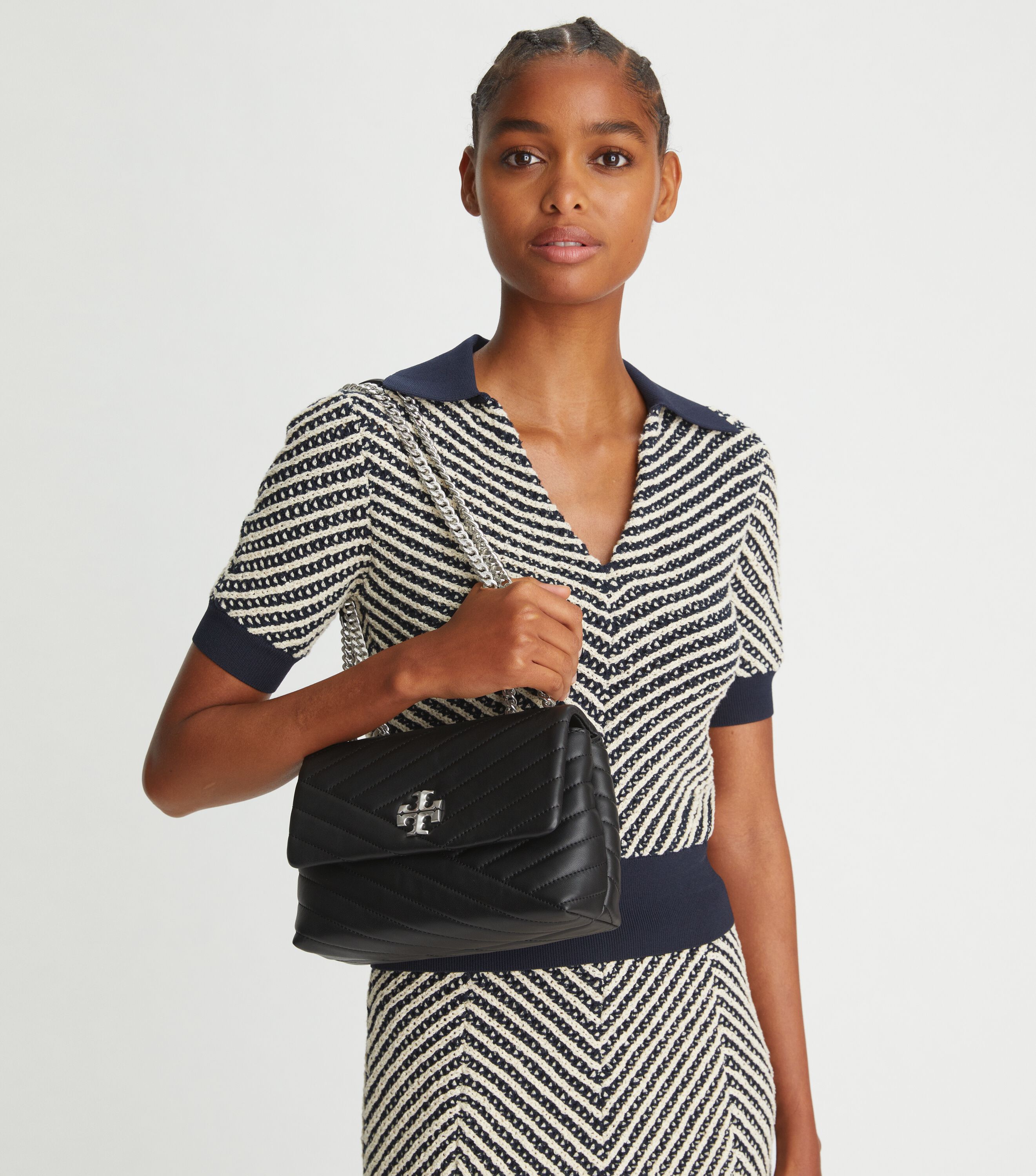 Kira chevron small convertible shoulder bag 2025