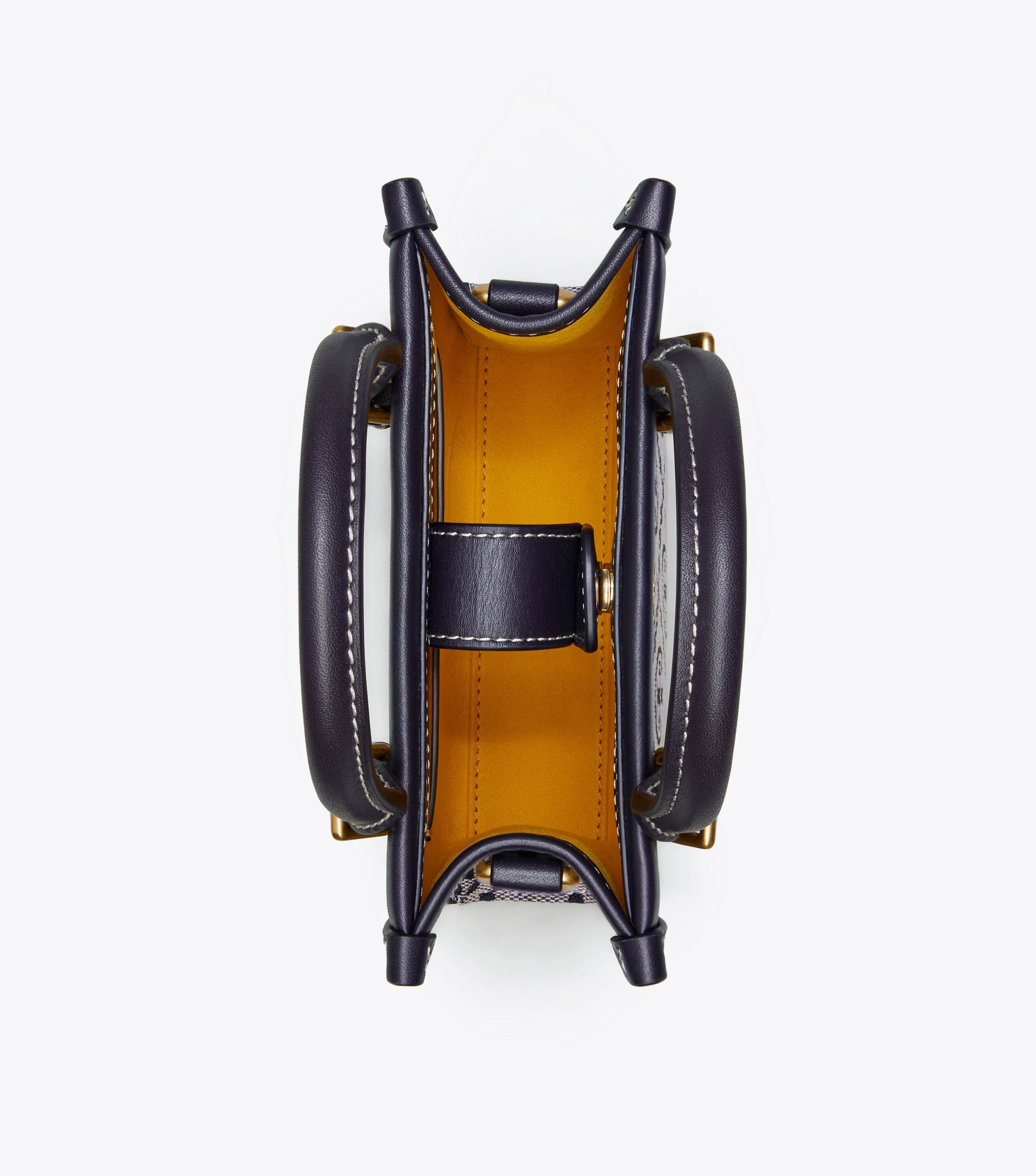 バッグ Tory burch mini monogram tote bag Tory Burch Bolsa Tote Swing Mini Monogramada | Azul | FARFETCH BR