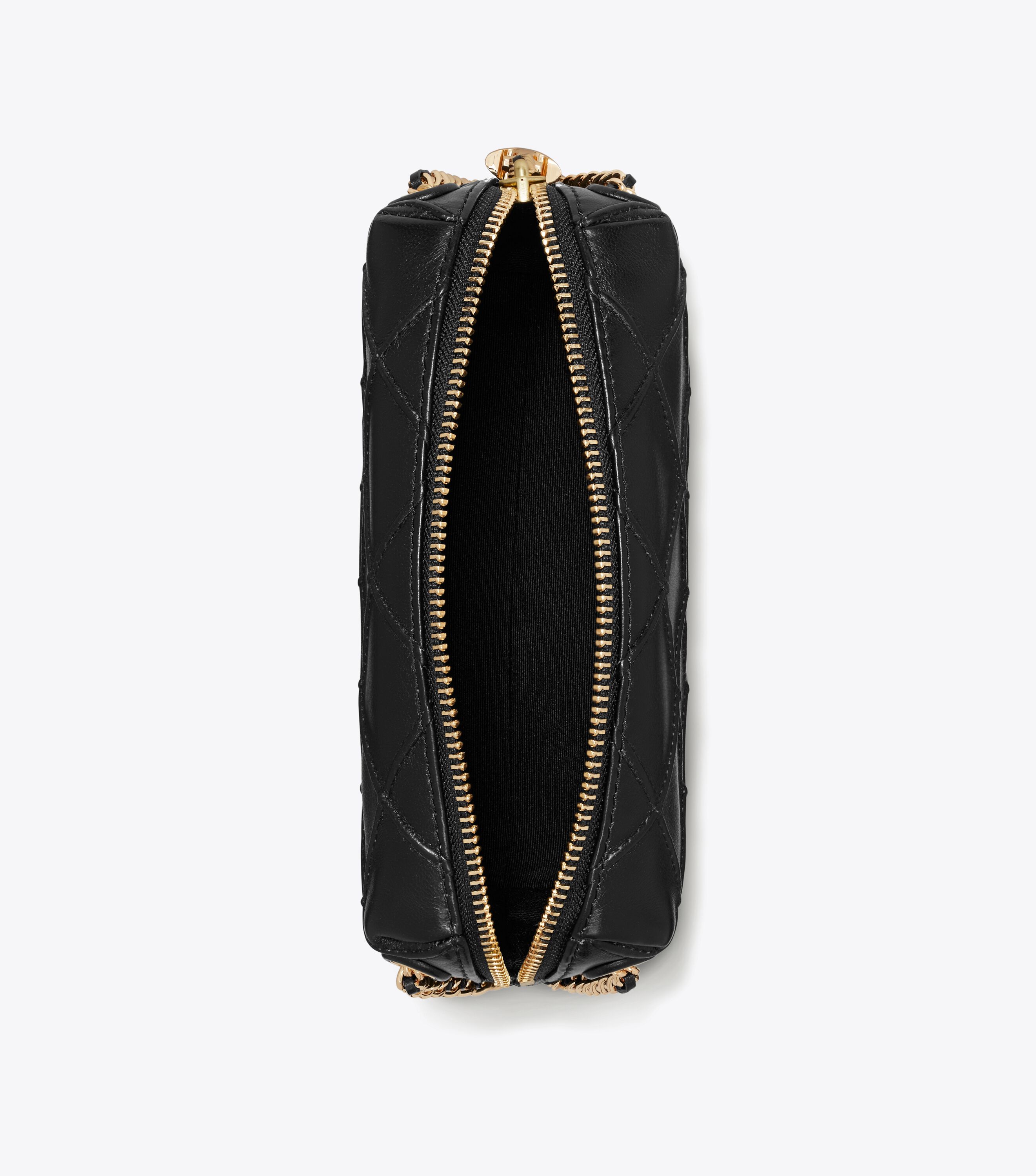 ショルダーバッグ・ポシェット TORY BURCH BLACK LEATHER FLEMING CROSSBODY BAG フレミング コンバーチブル スモールショルダーバッグ