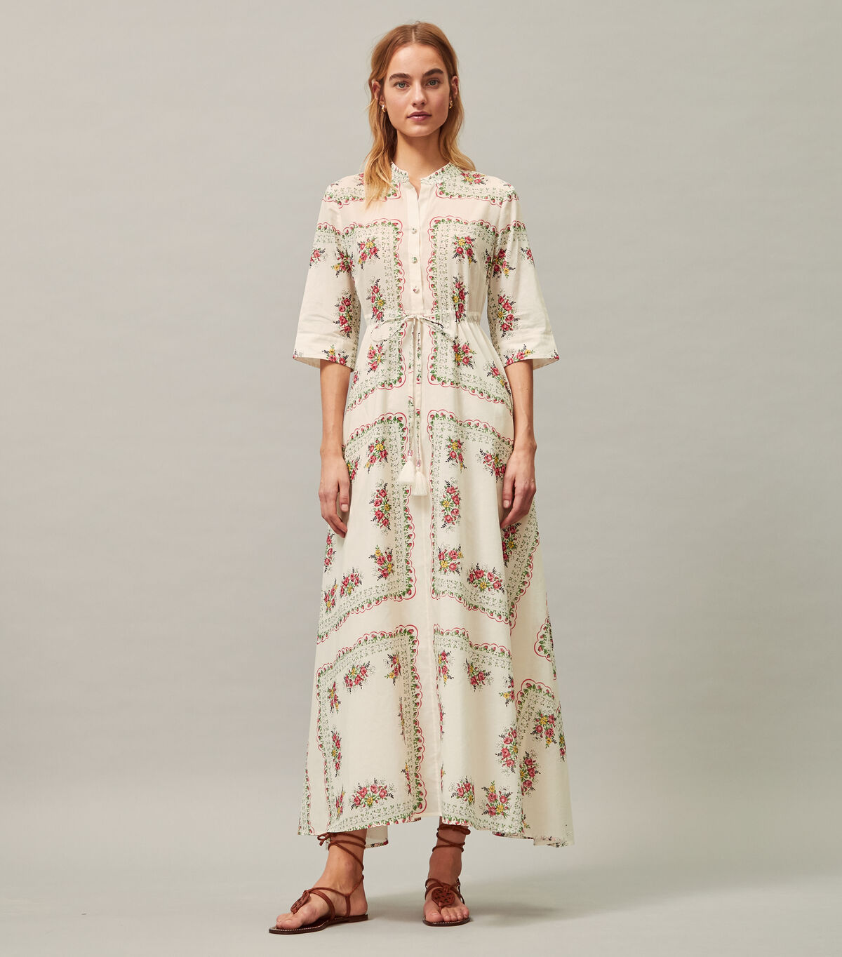 tory burch printed shirtdress