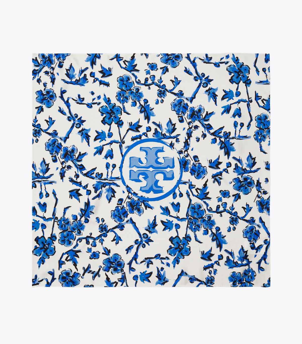 BLUE BRANCHES NECKERCHIEF