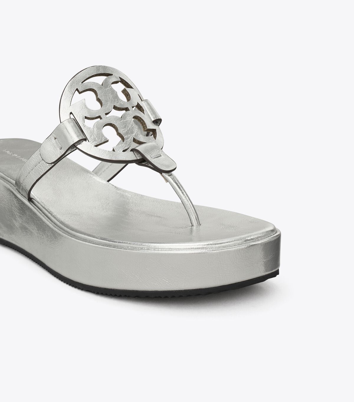 tory burch miller metallic wedge sandal