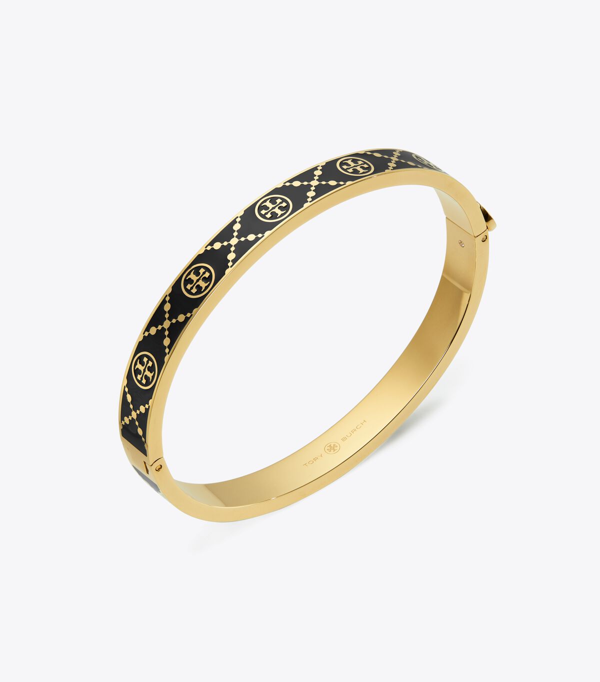 tory burch t monogram hinge bracelet