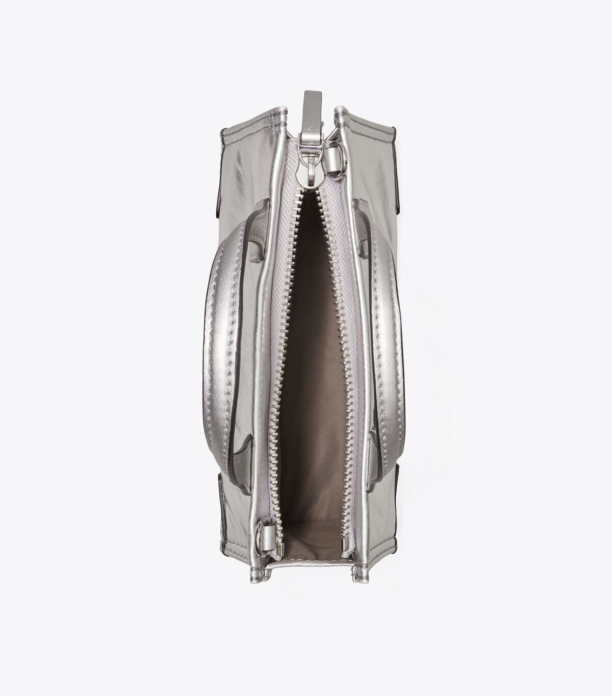 tory burch ella metallic micro tote