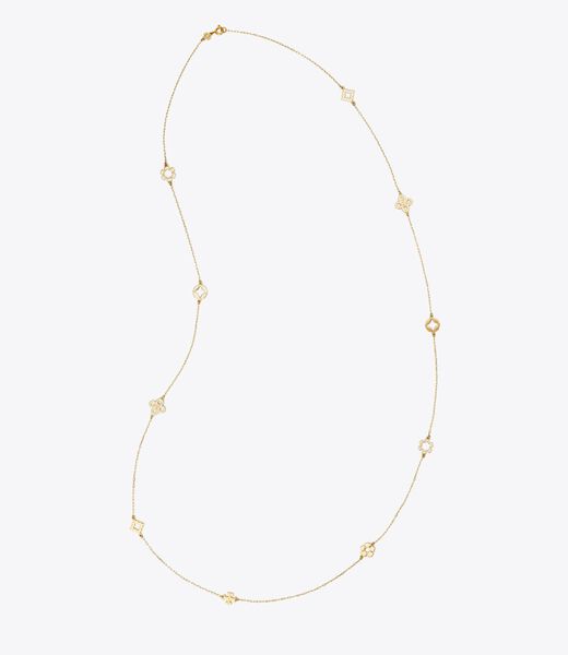 tory burch قلادة طويلة فورجت مي نوت