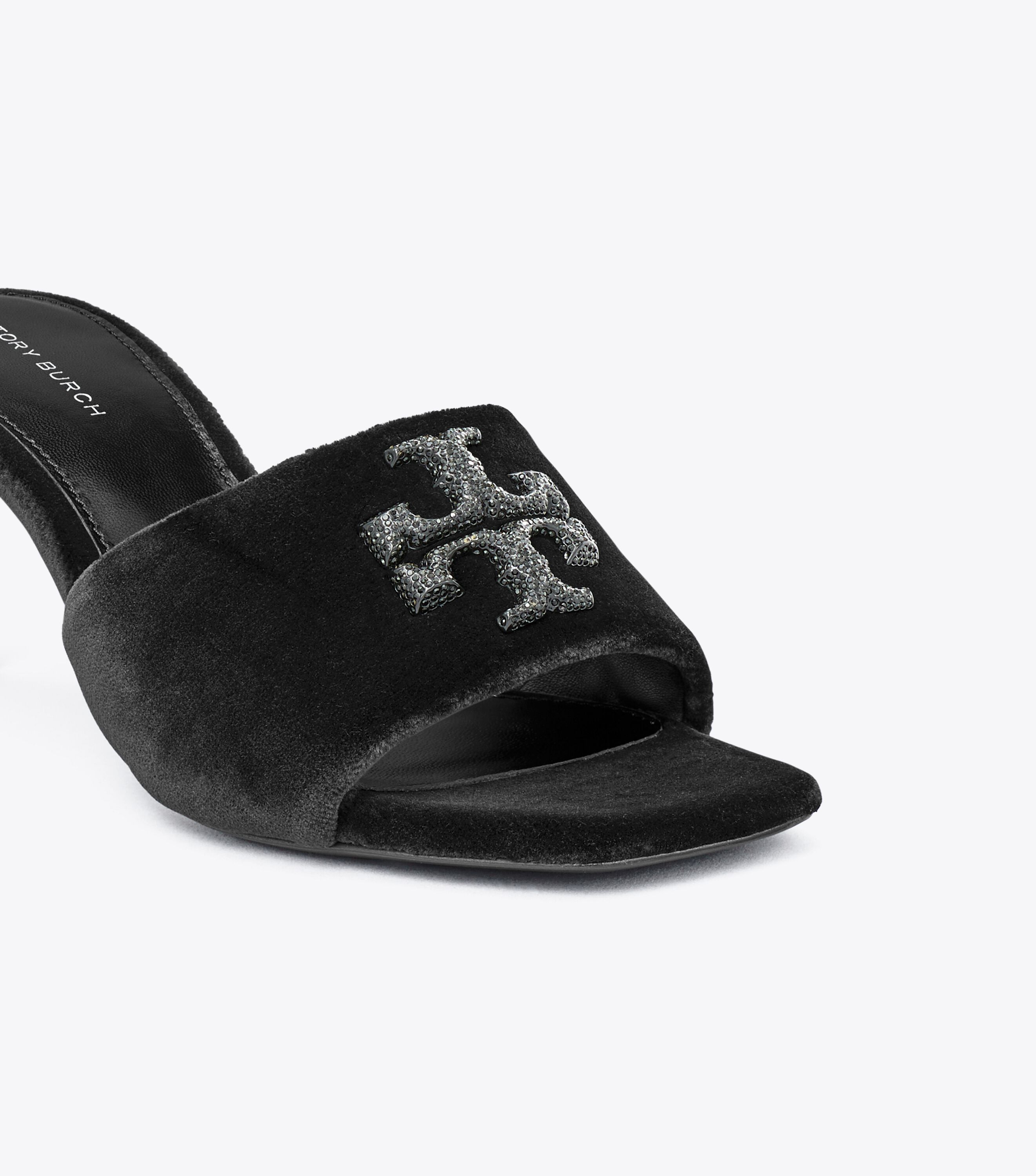 ラメサンダル送料関税込★Tory Burch★ELEANOR PAVE MULE SANDAL Amazon.com | Tory Burch Women's Eleanor Pave Mule Sandal