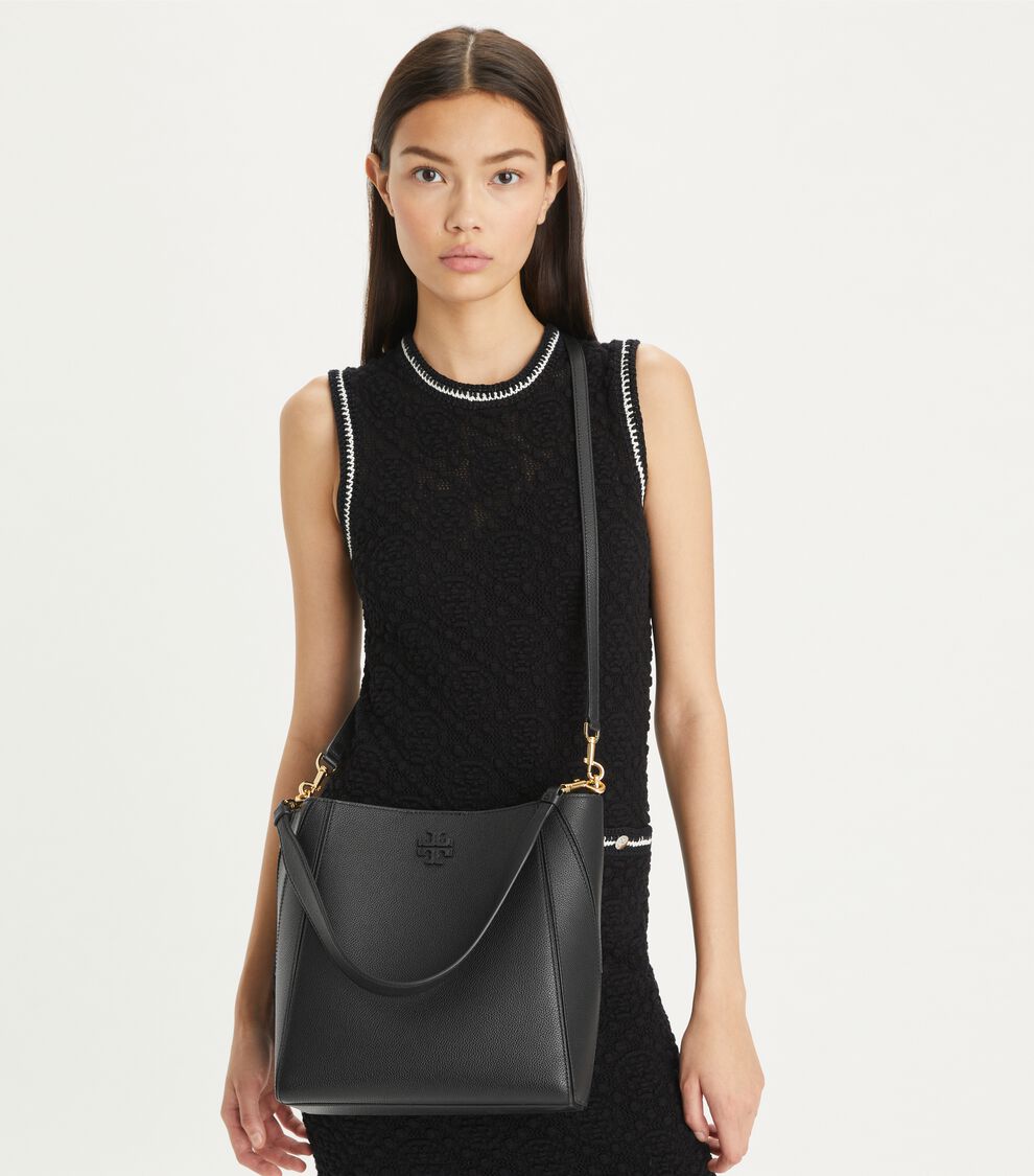 McGraw Bucket Bag, Black | Tory Burch KW display picture 1