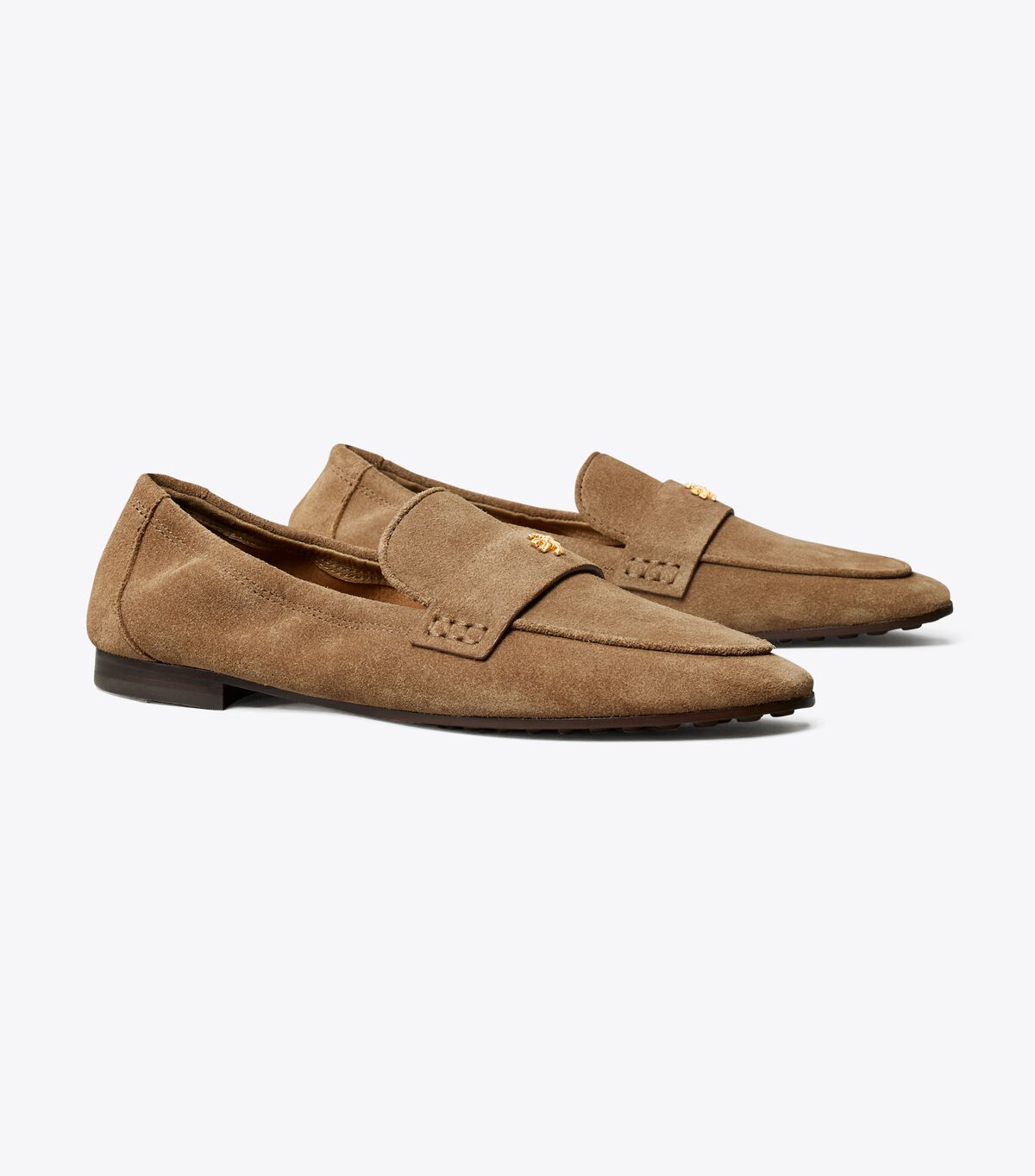tory burch suede ballet loafer