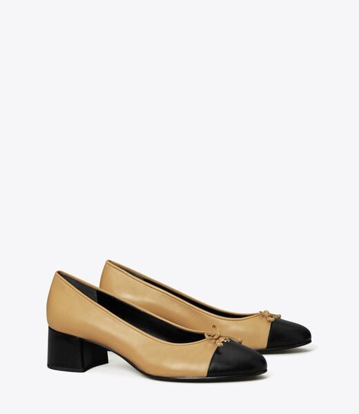 tory burch cap toe pump