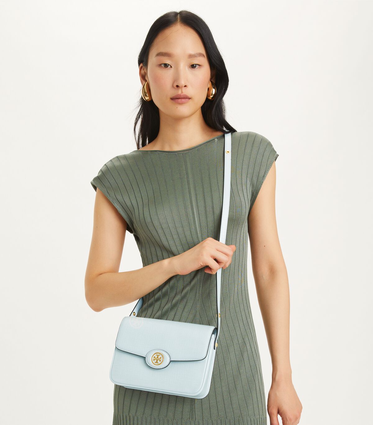 tory burch robinson crosshatched convertible shoulder bag
