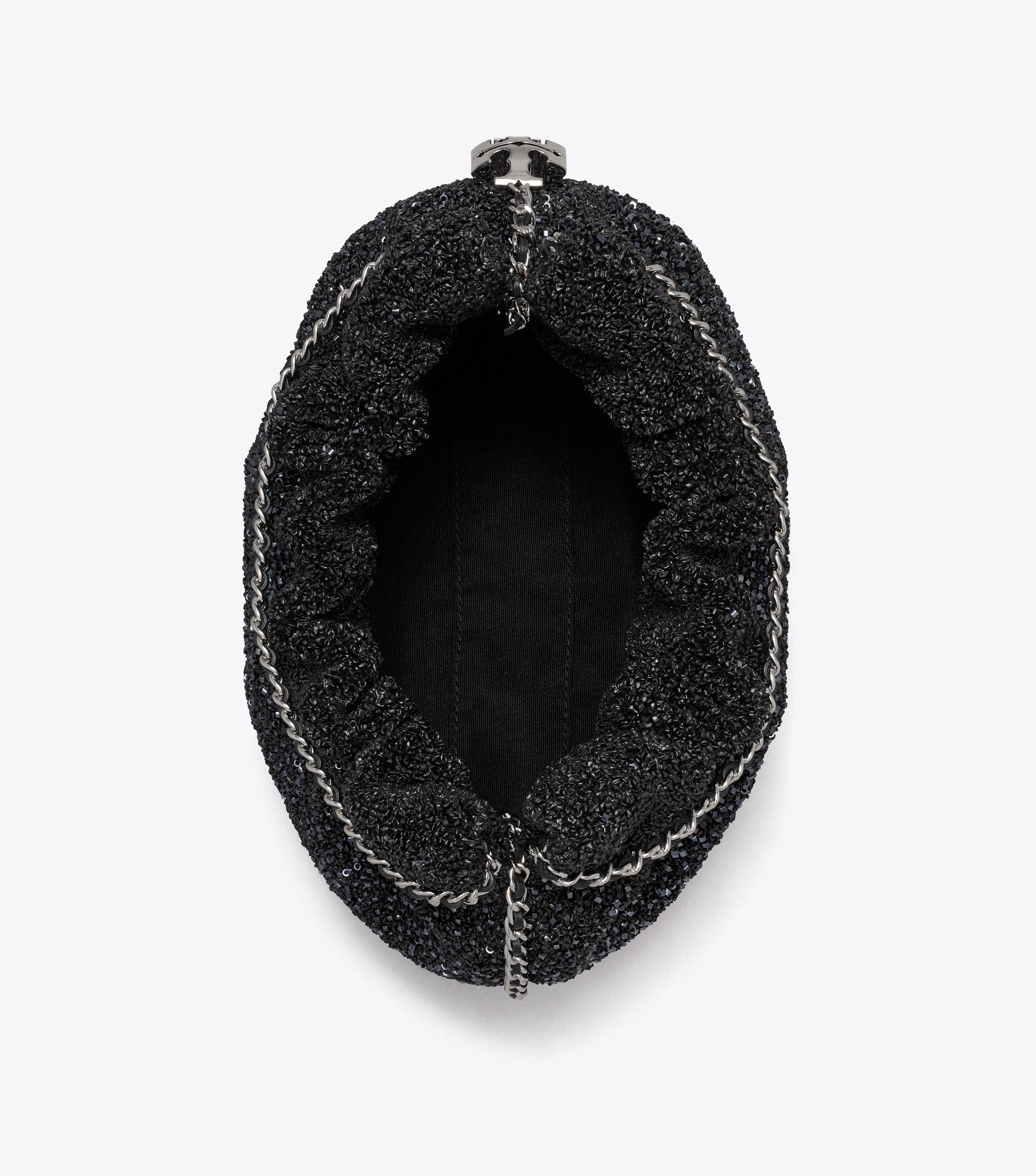 TB x BonBon Mini Fleming Embellished Hobo Bag, Sugared Licorice