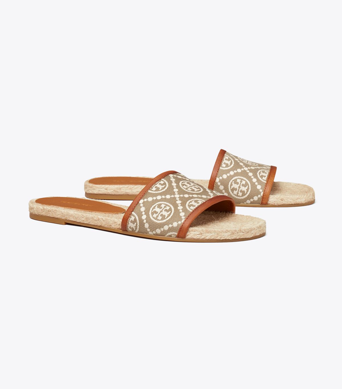 T Monogram Espadrille Slide