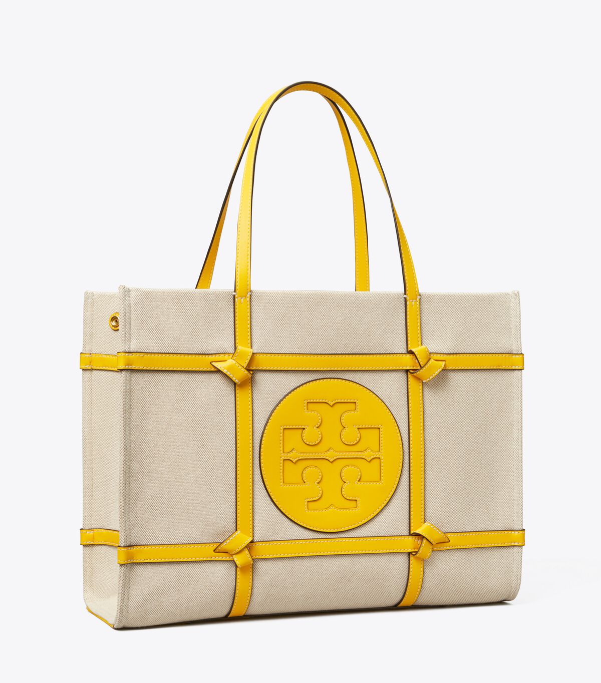 Ella Canvas Quadrant Knot Tote Bag | Tory Burch KWT Navigation | Tory Burch