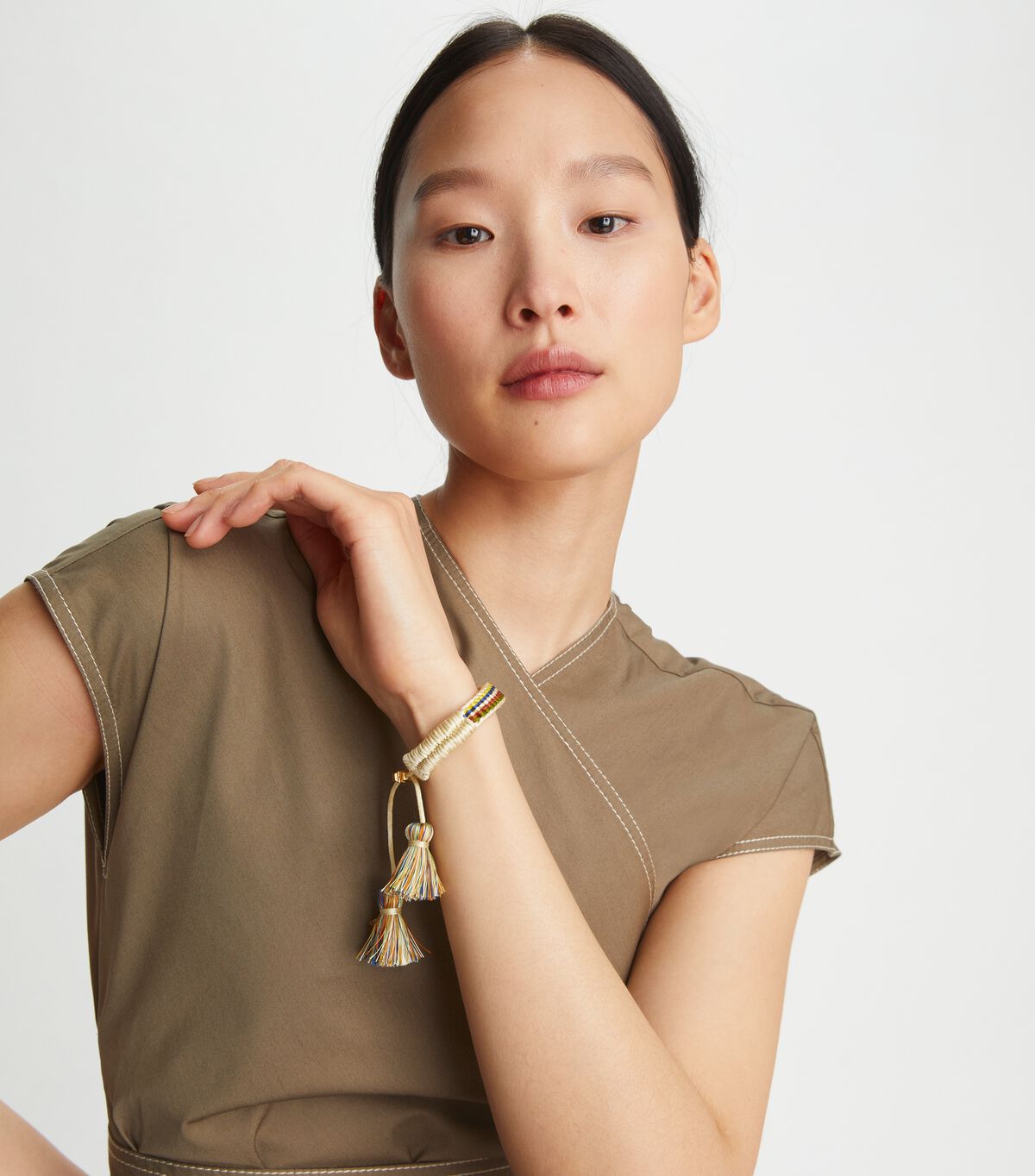 tory burch woven friendship bracelet