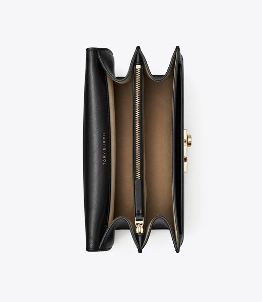 tory burch t monogram leather shoulder bag