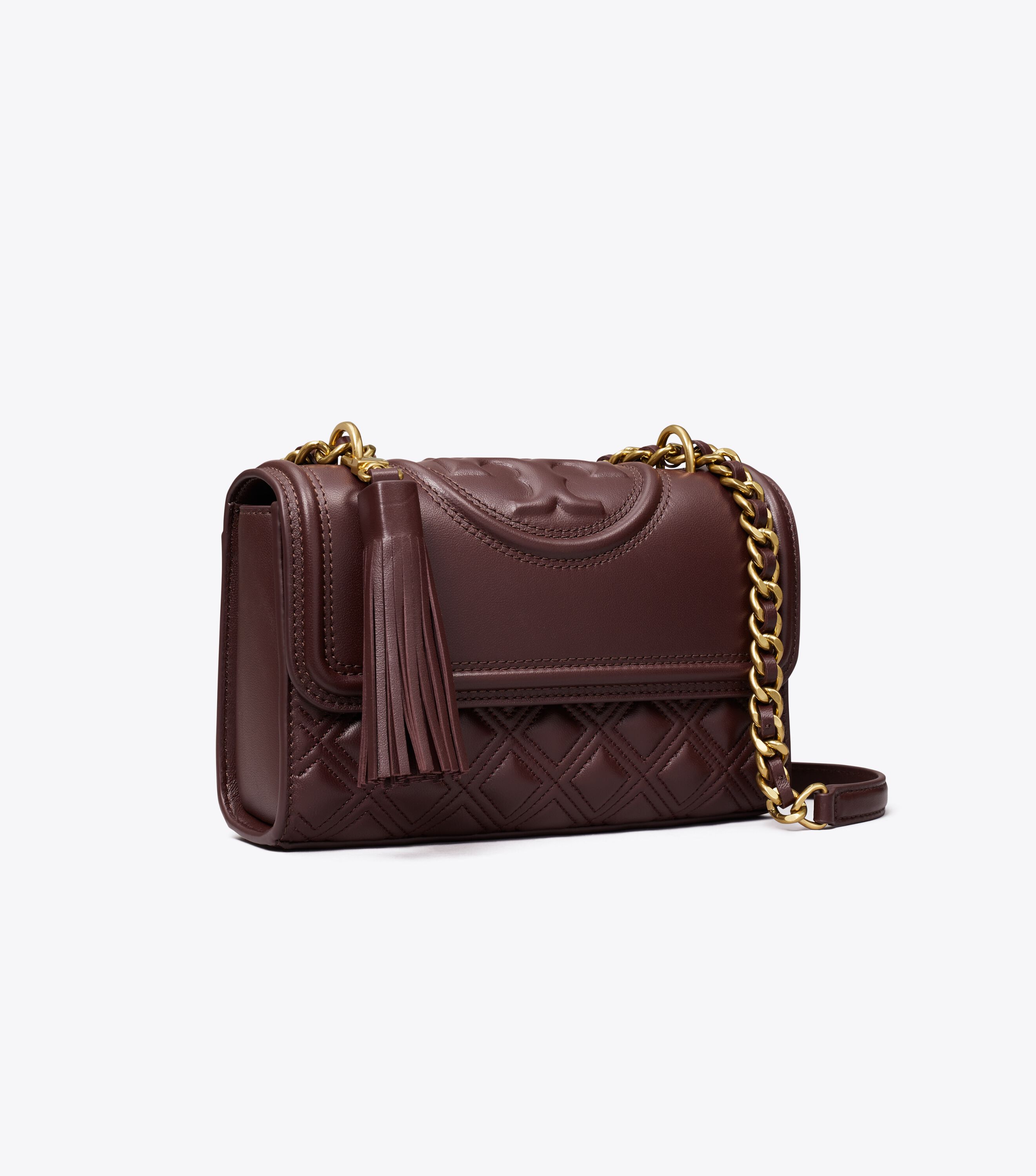 Small Fleming Convertible Shoulder Bag, Albarossa | Tory Burch KW