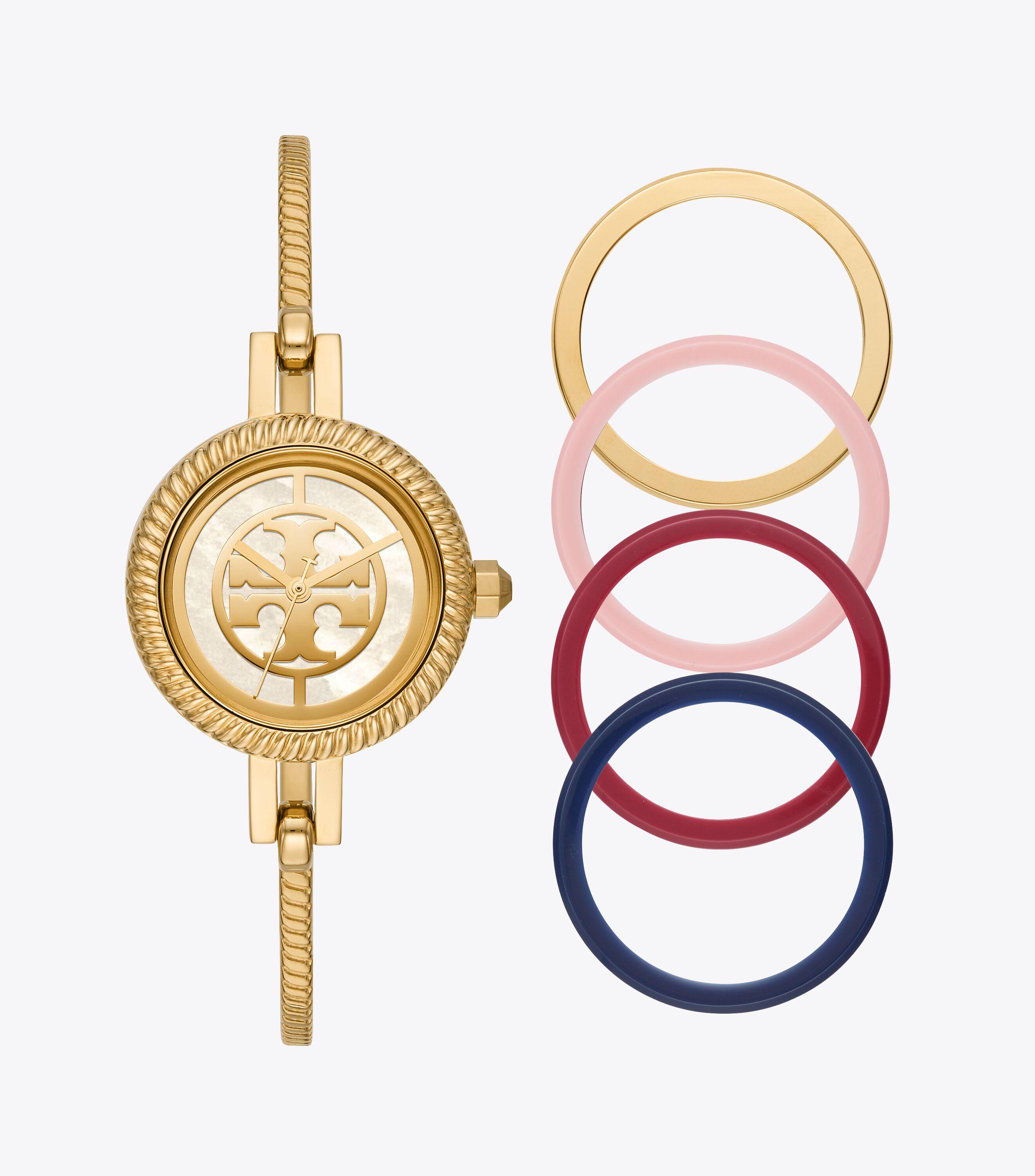 Reva Bangle Watch Gift Set, Gold/Multi | Tory Burch KW