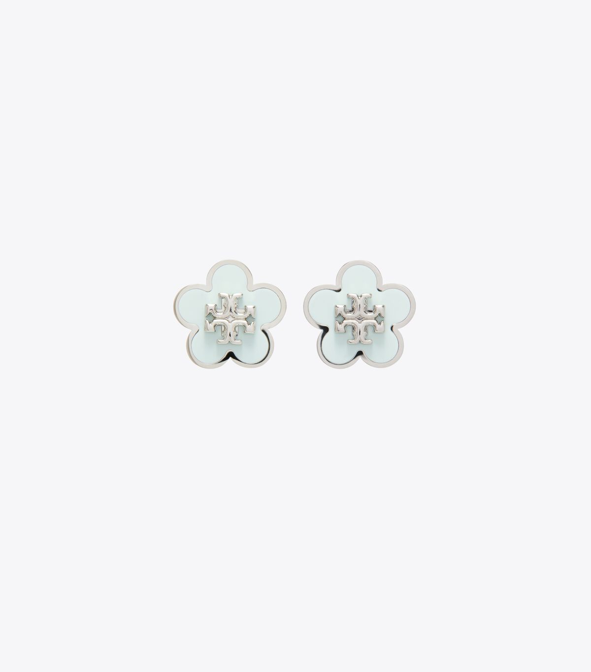 Forget Me Not Enamel Stud Earrings tory burch forget me not enamel stud earrings