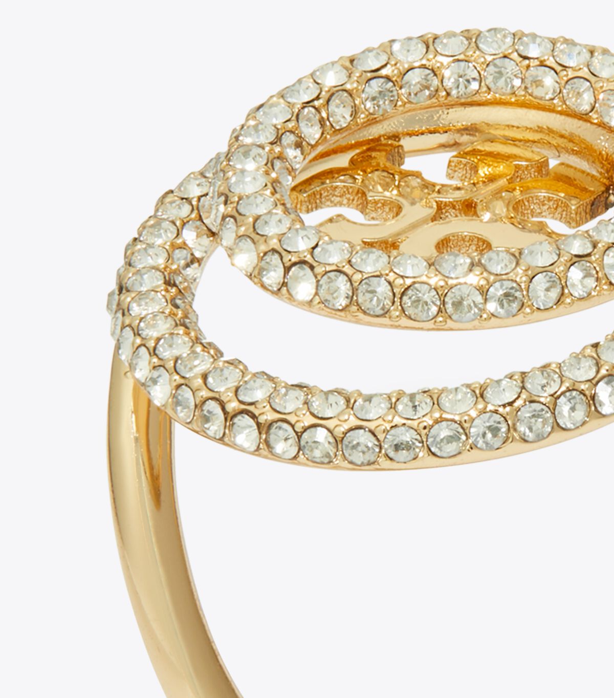 tory burch miller pave double ring