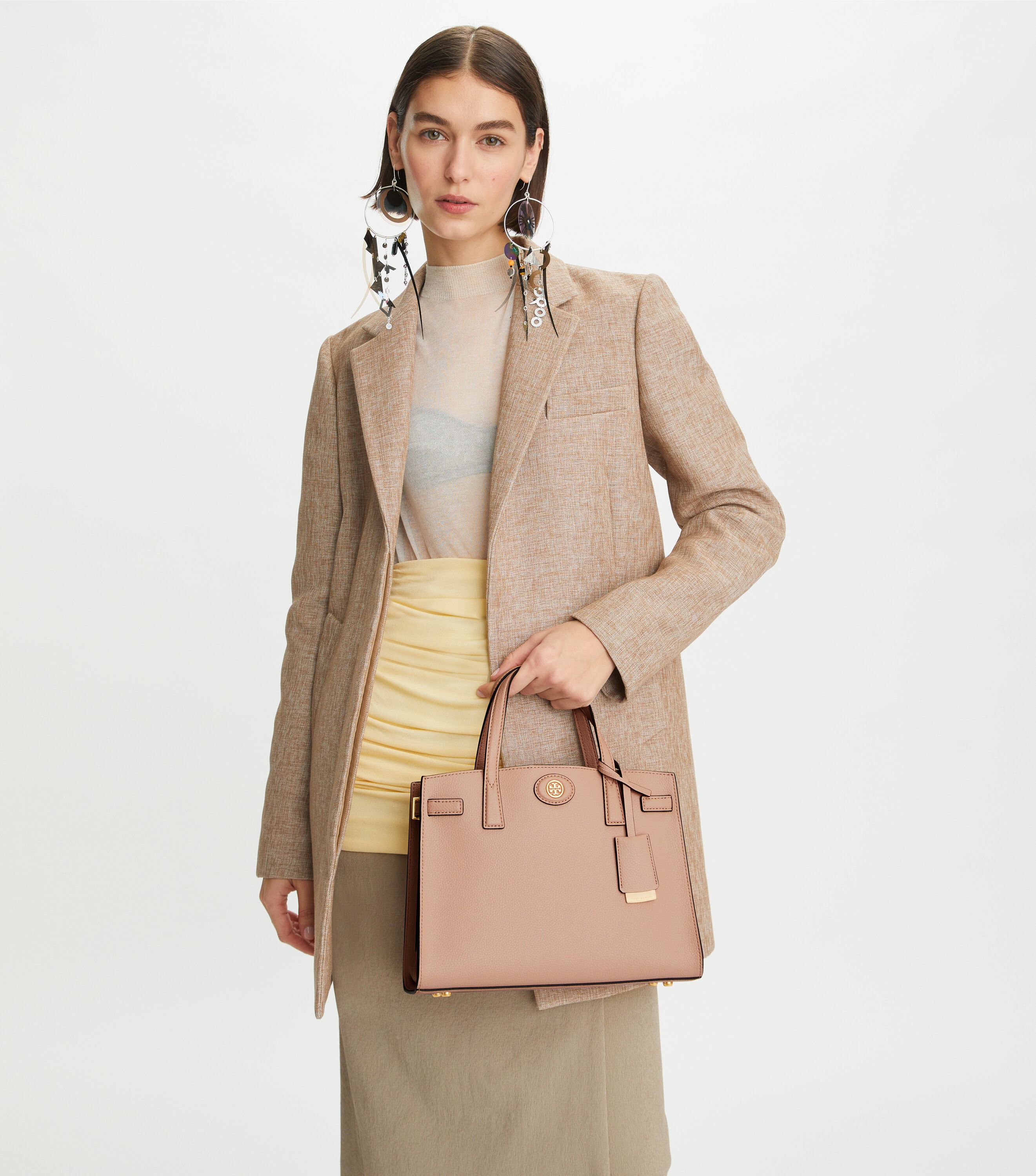 Small Robinson Satchel, Bistro Brown | Tory Burch KW