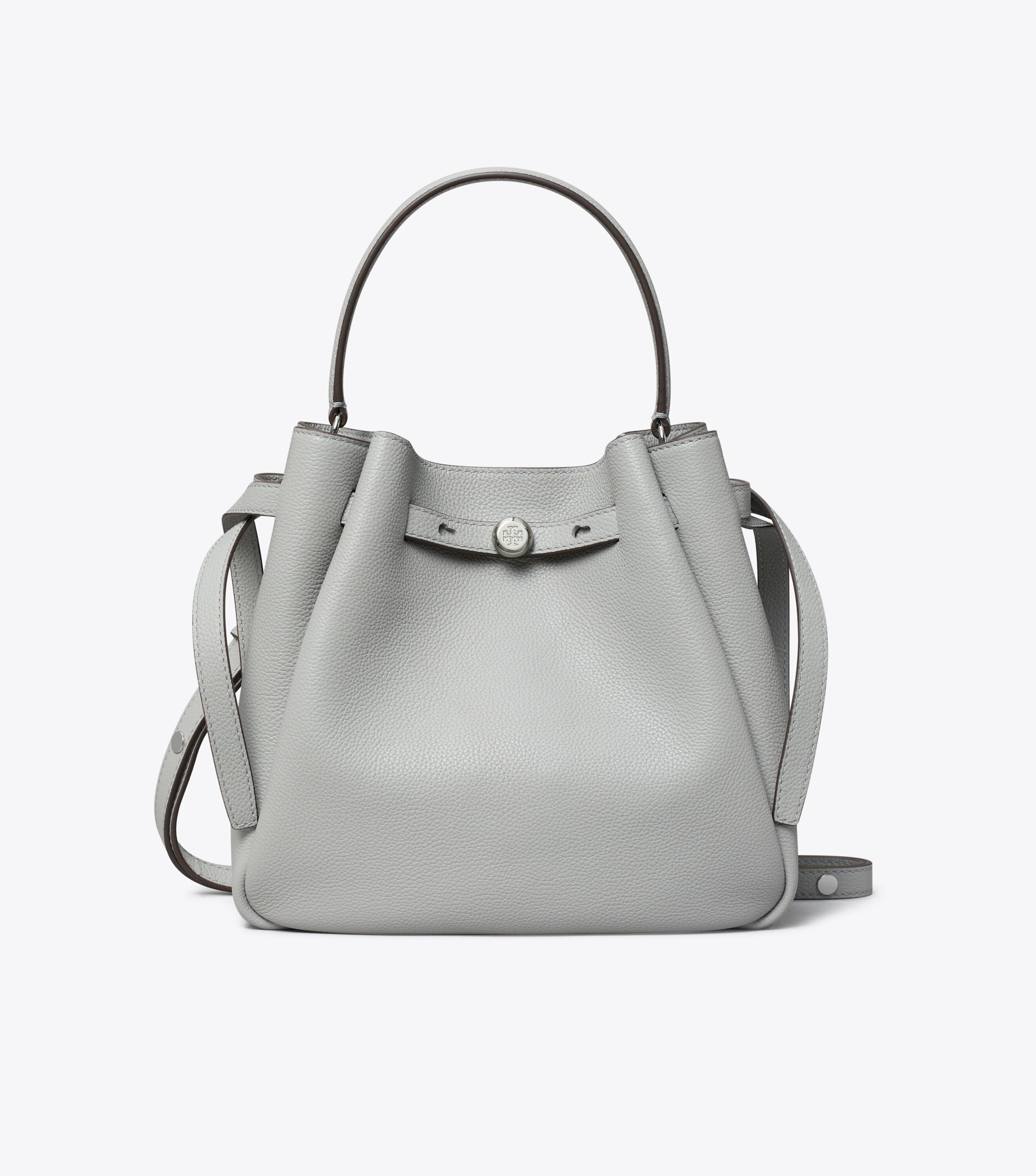 Romy Bucket Bag, Light Granite | Tory Burch KW