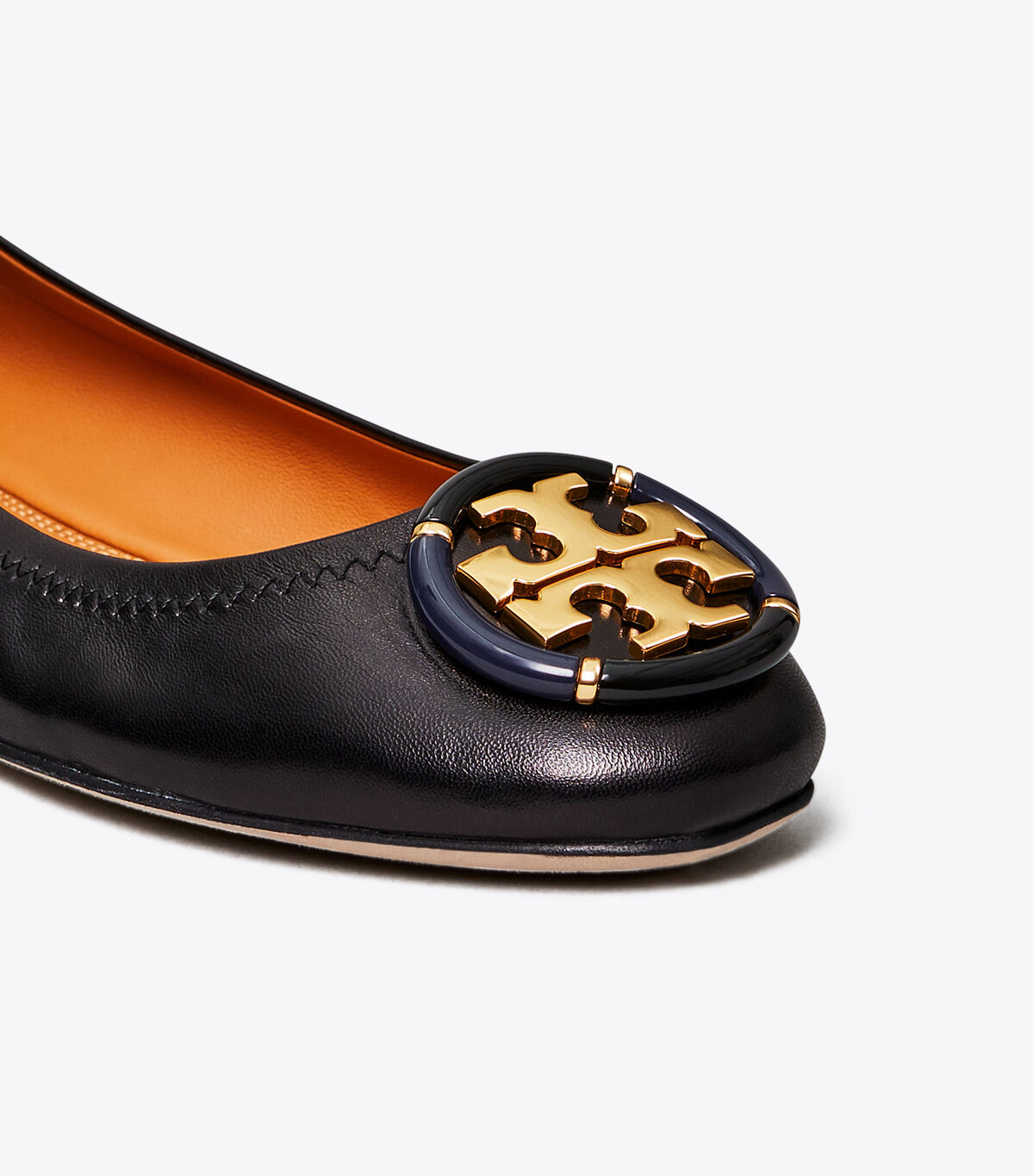 tory burch multi logo ballet